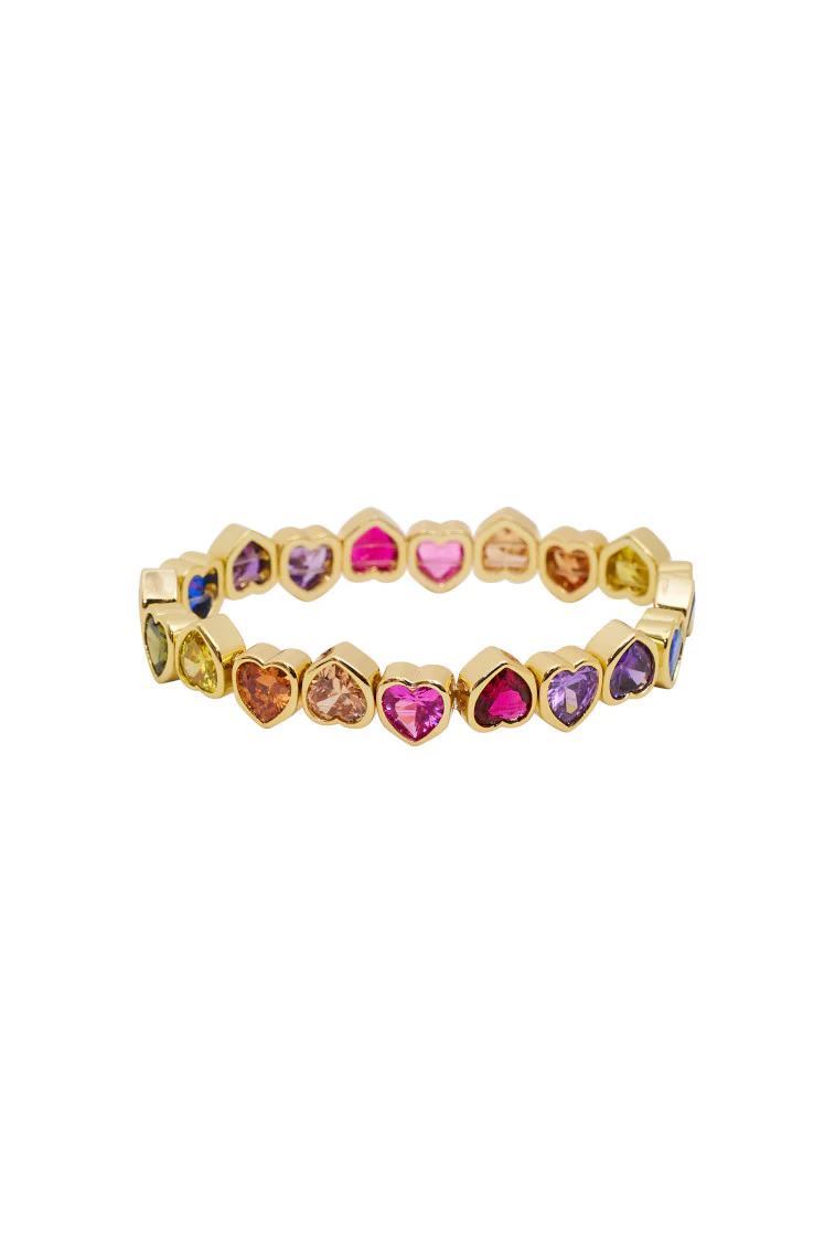 Pulseira Elástica Grande Coração Erin Wachs
