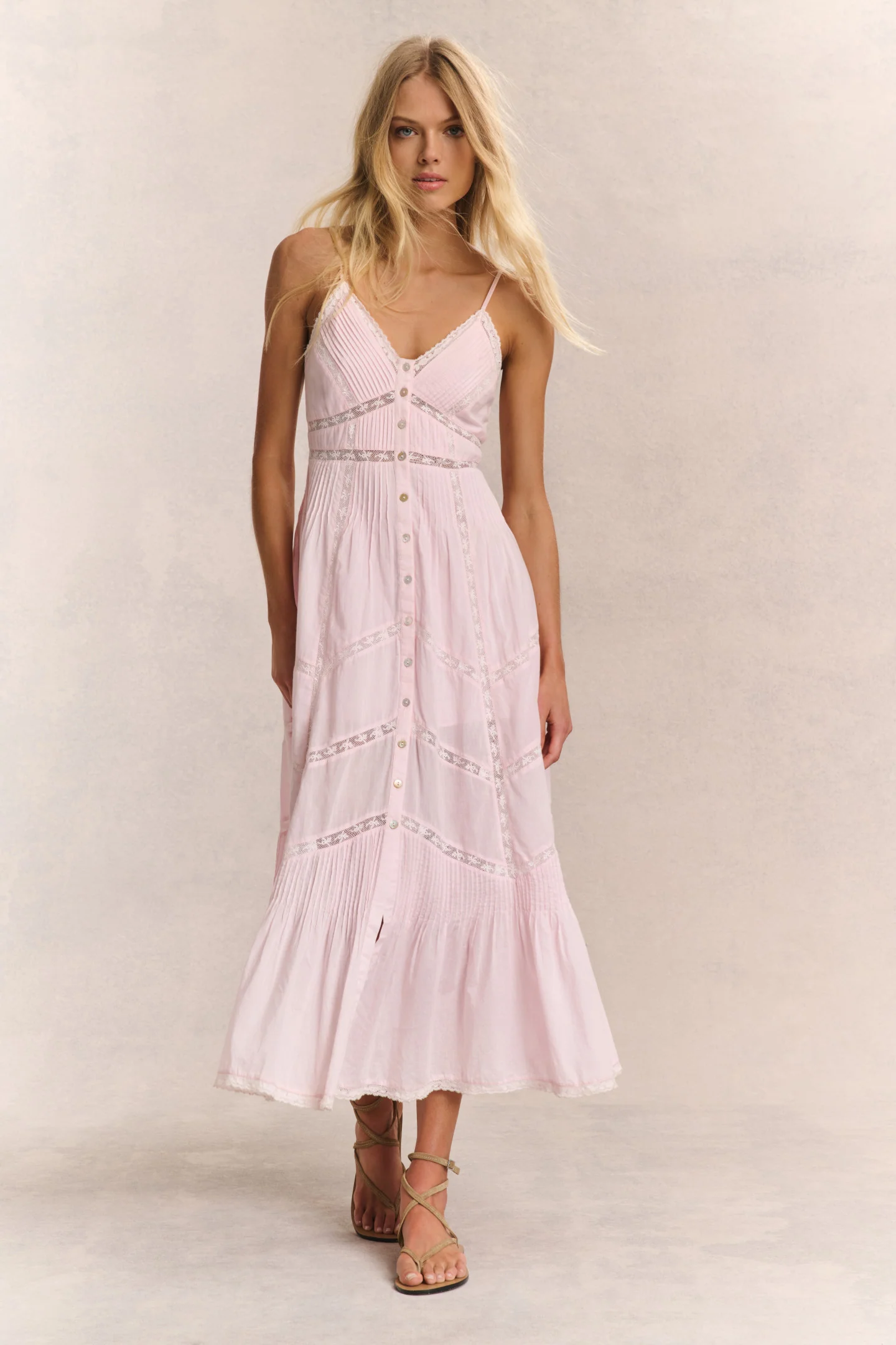 Vestido Midi de Algodão Esilda Heritage