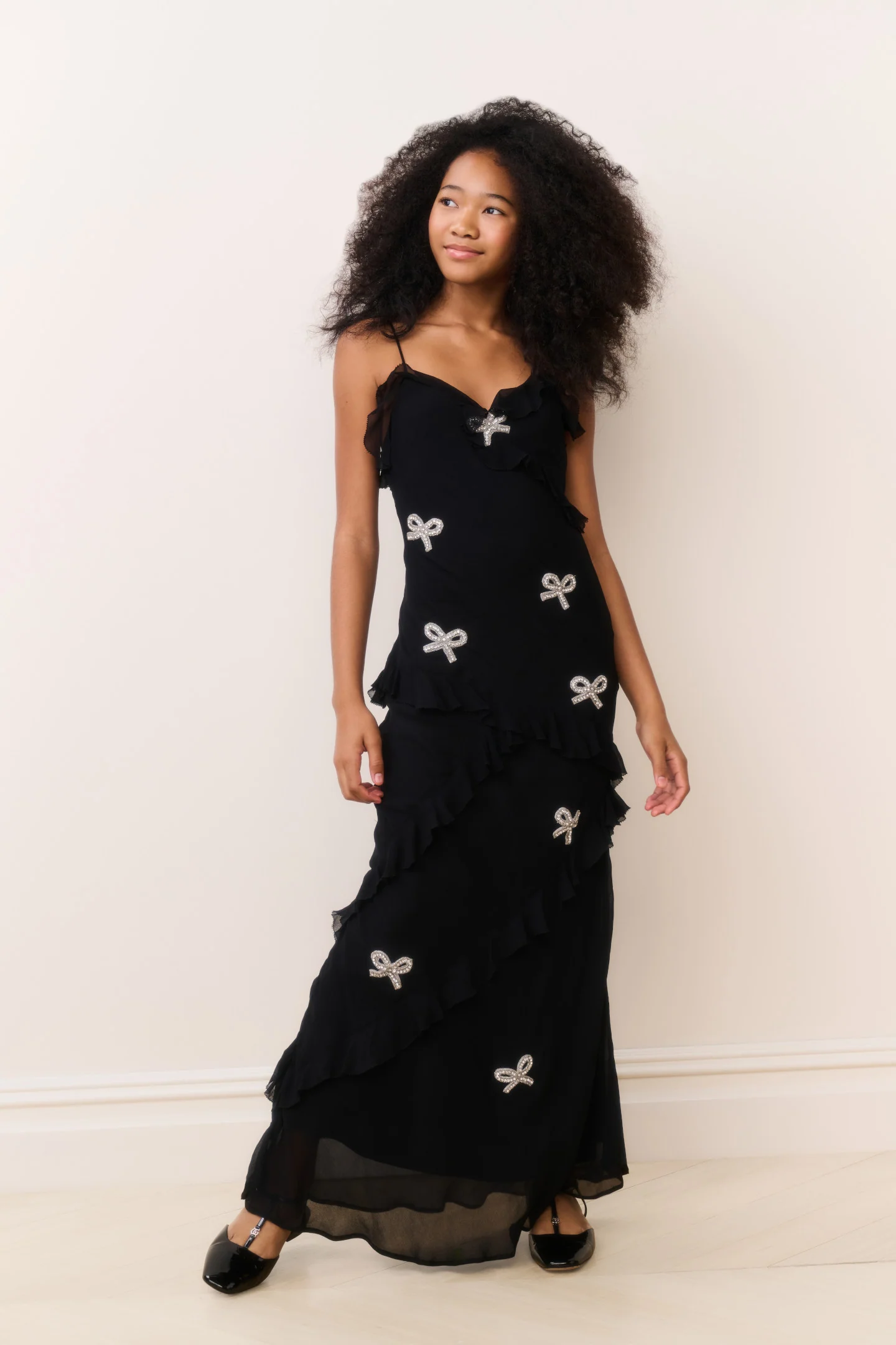 Tween Mini Rialto Vestido com Laço de Cristal