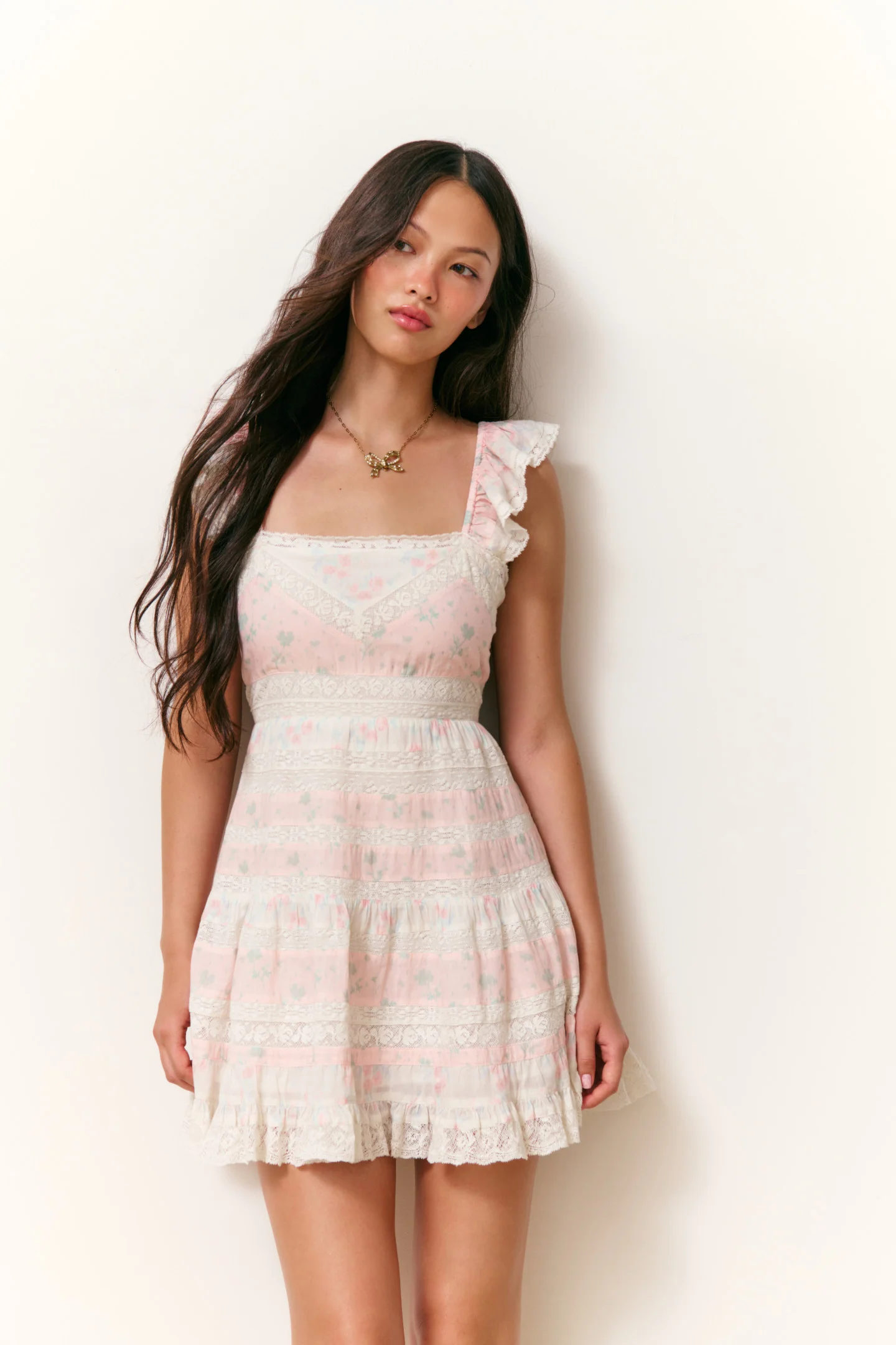 Vestido Mini Estampado Misturado Melitta