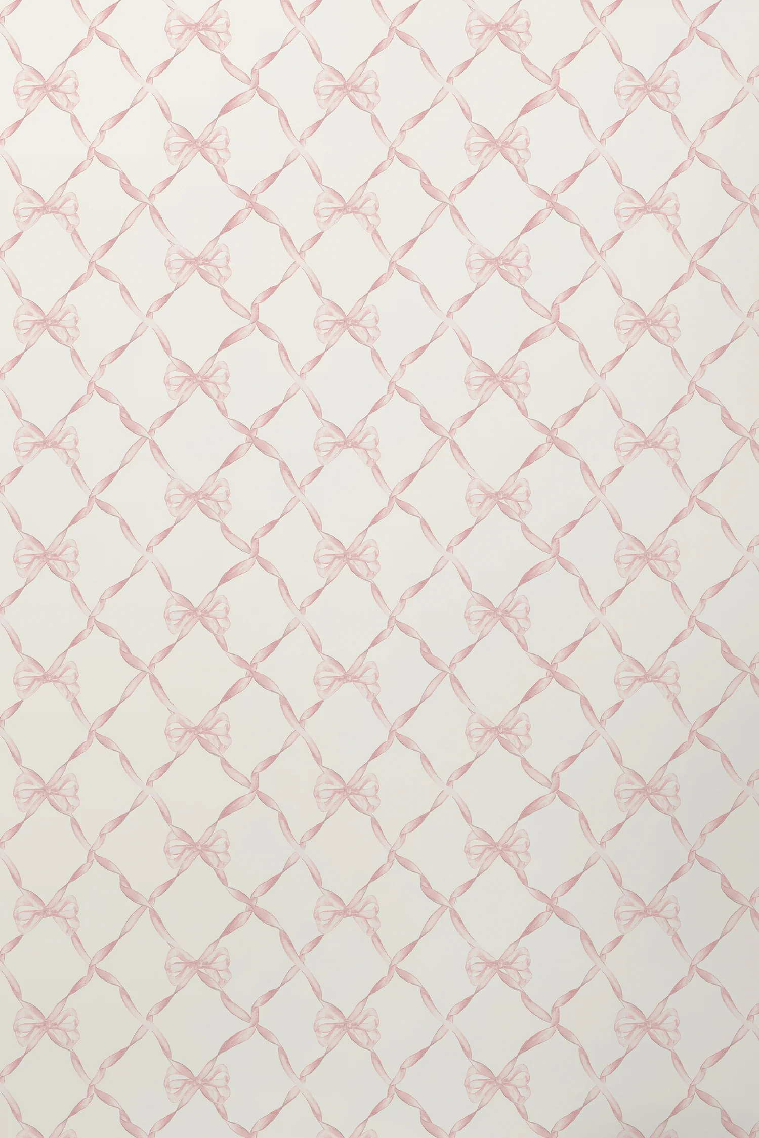 Papel de Parede Padrão Baby Bow Primrose Desbotado