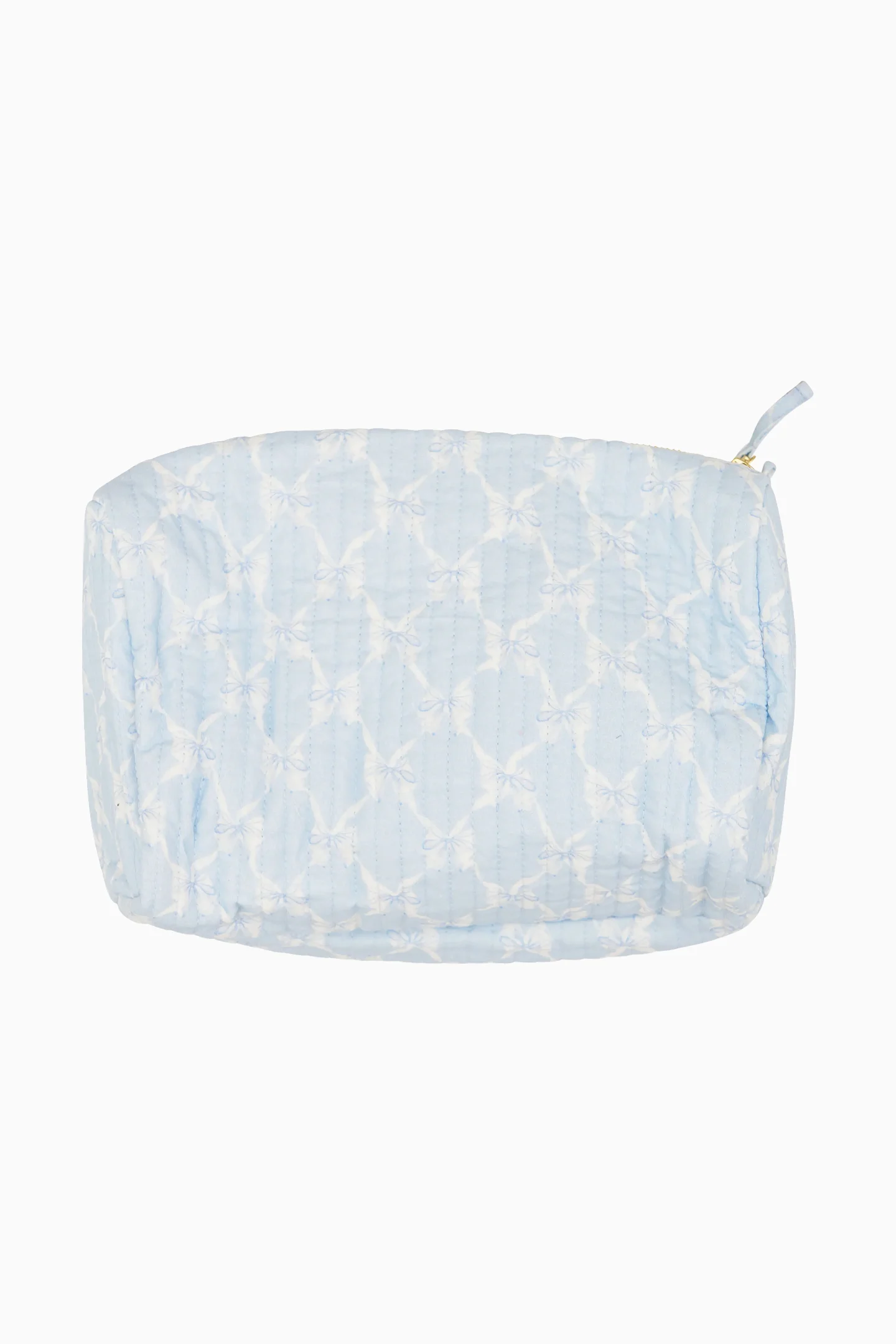 Bolsa com Estampa de Laço em Padrão de Malha Octavia