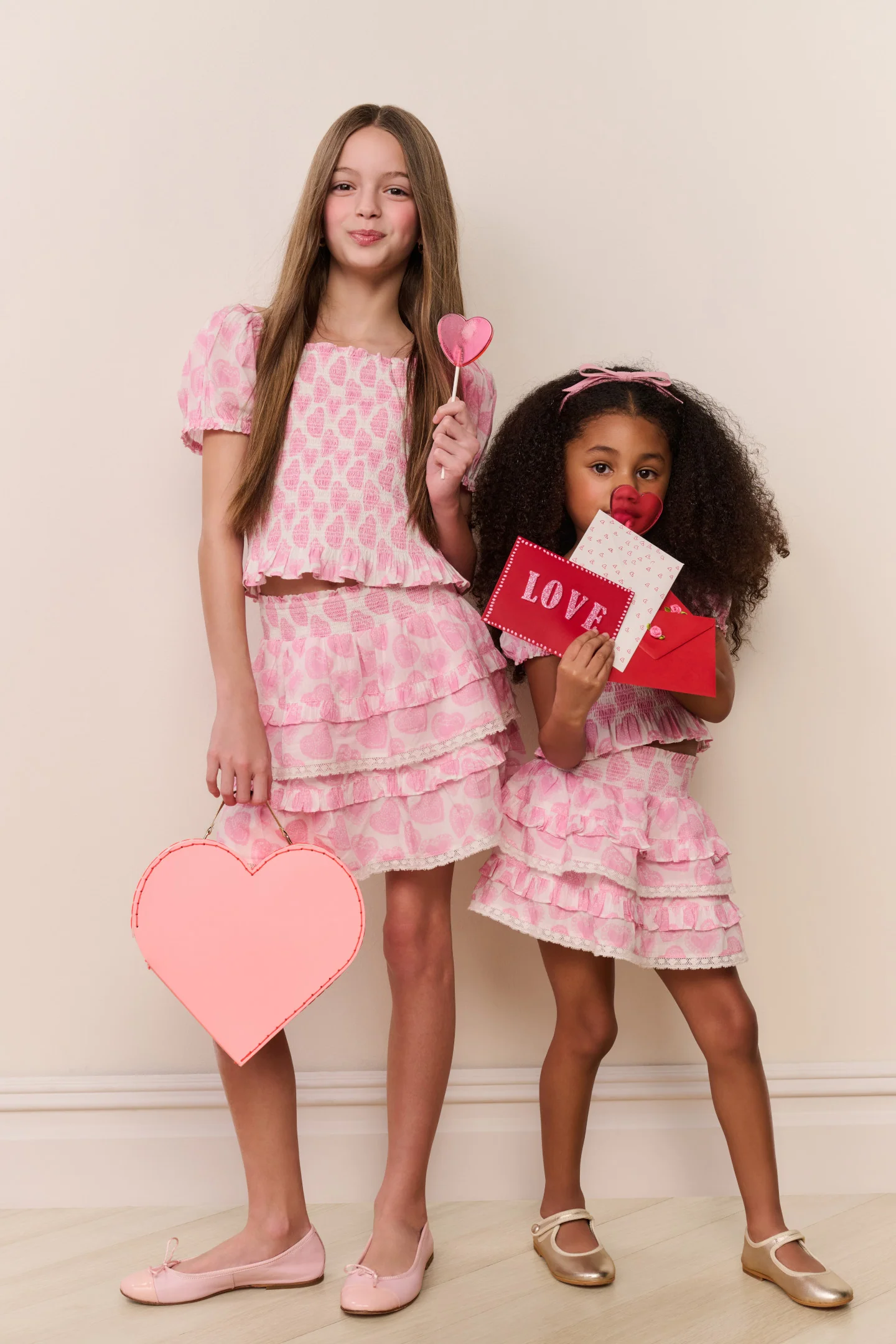 Top Tween Fabielle Estampado de Coração