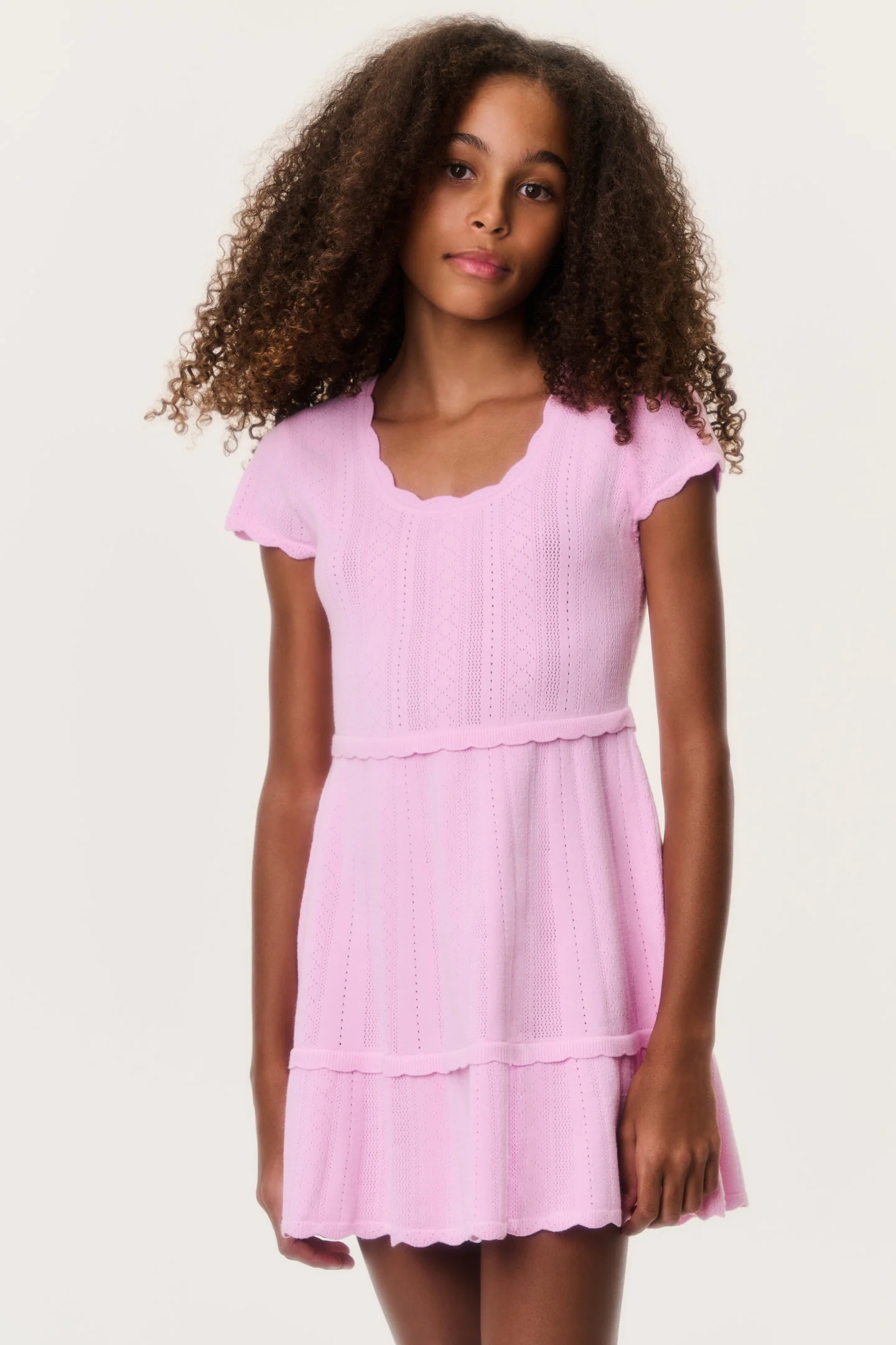 Vestido Jovie Pointelle com Estretch para Teen