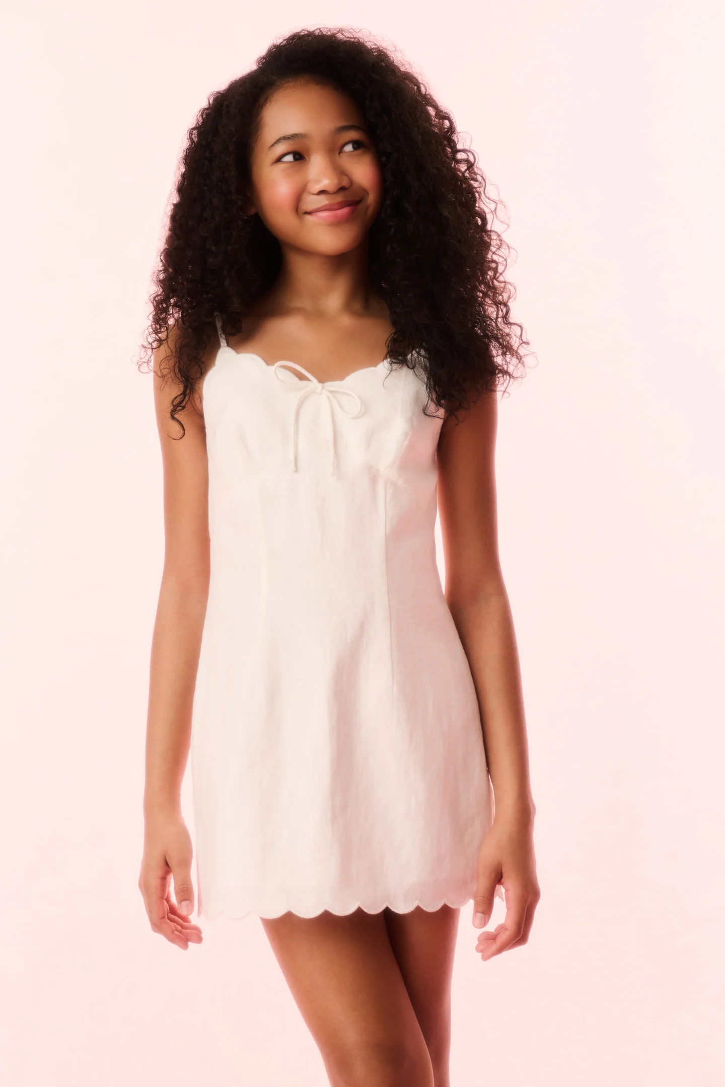 Vestido Mini de Linho Sydelia para Meninas