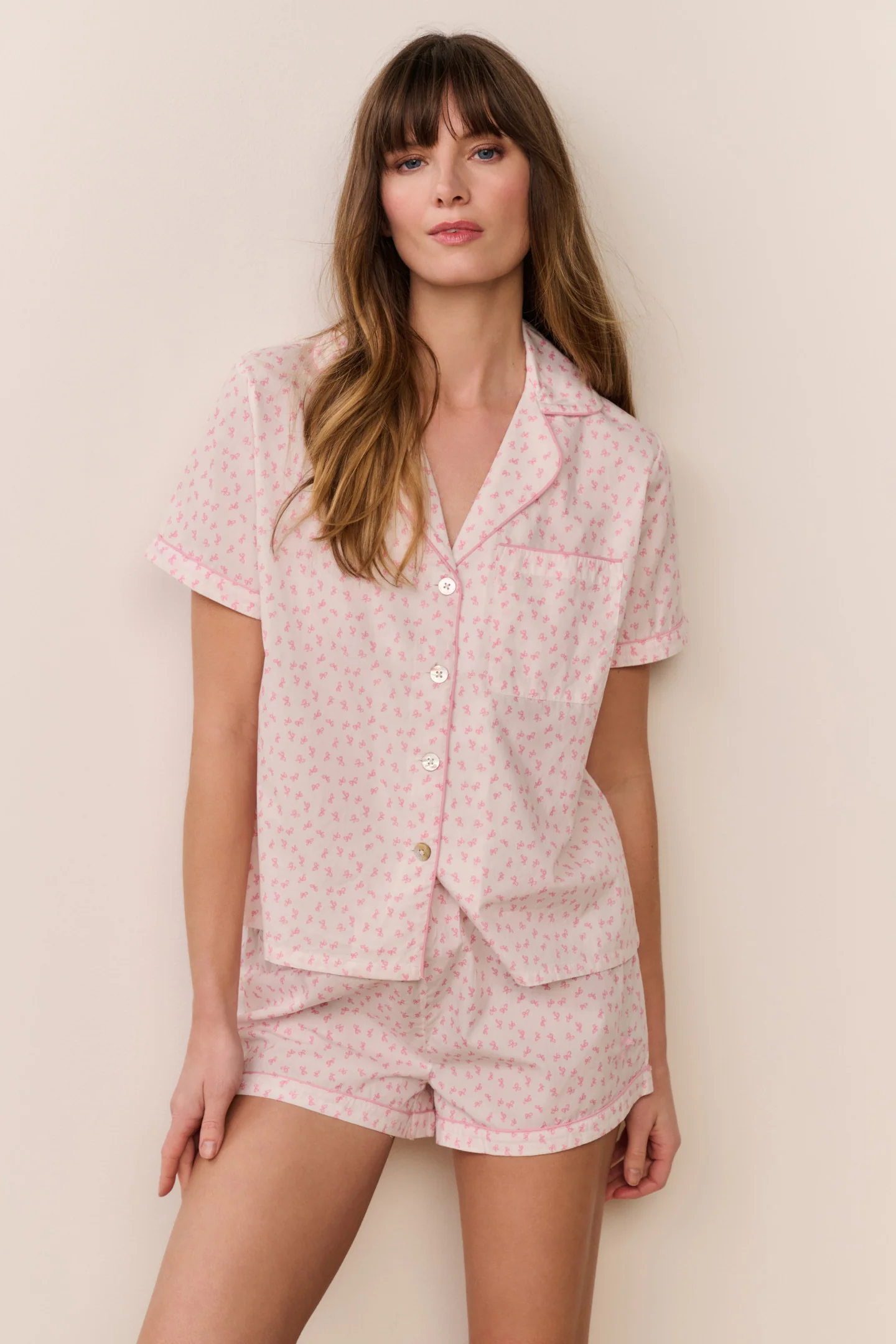 Conjunto de Pijama com Calça Curta Midnight Haze Polo