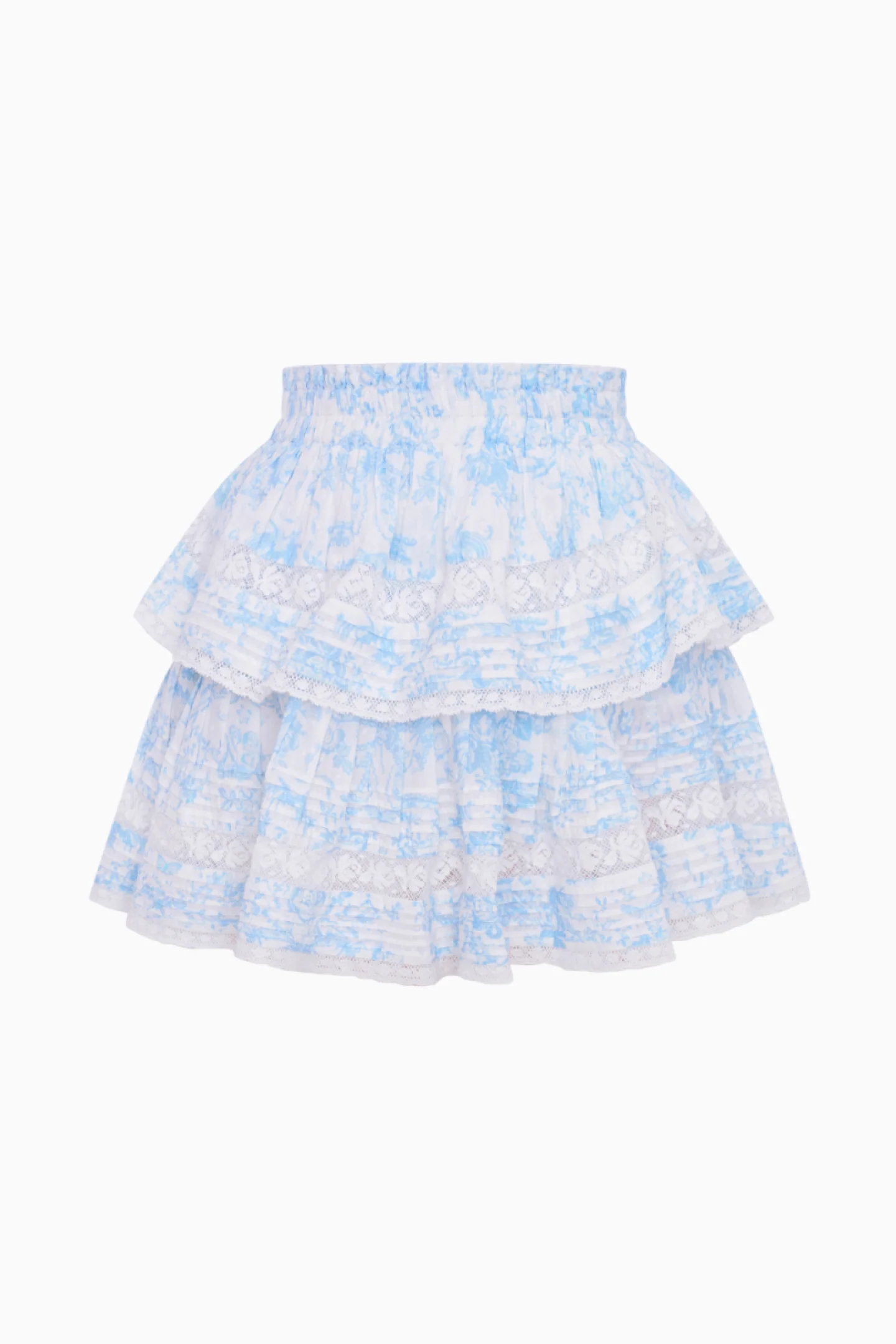 Saia Ruffle Mini Estampada Saia Ruffle Mini Estampada