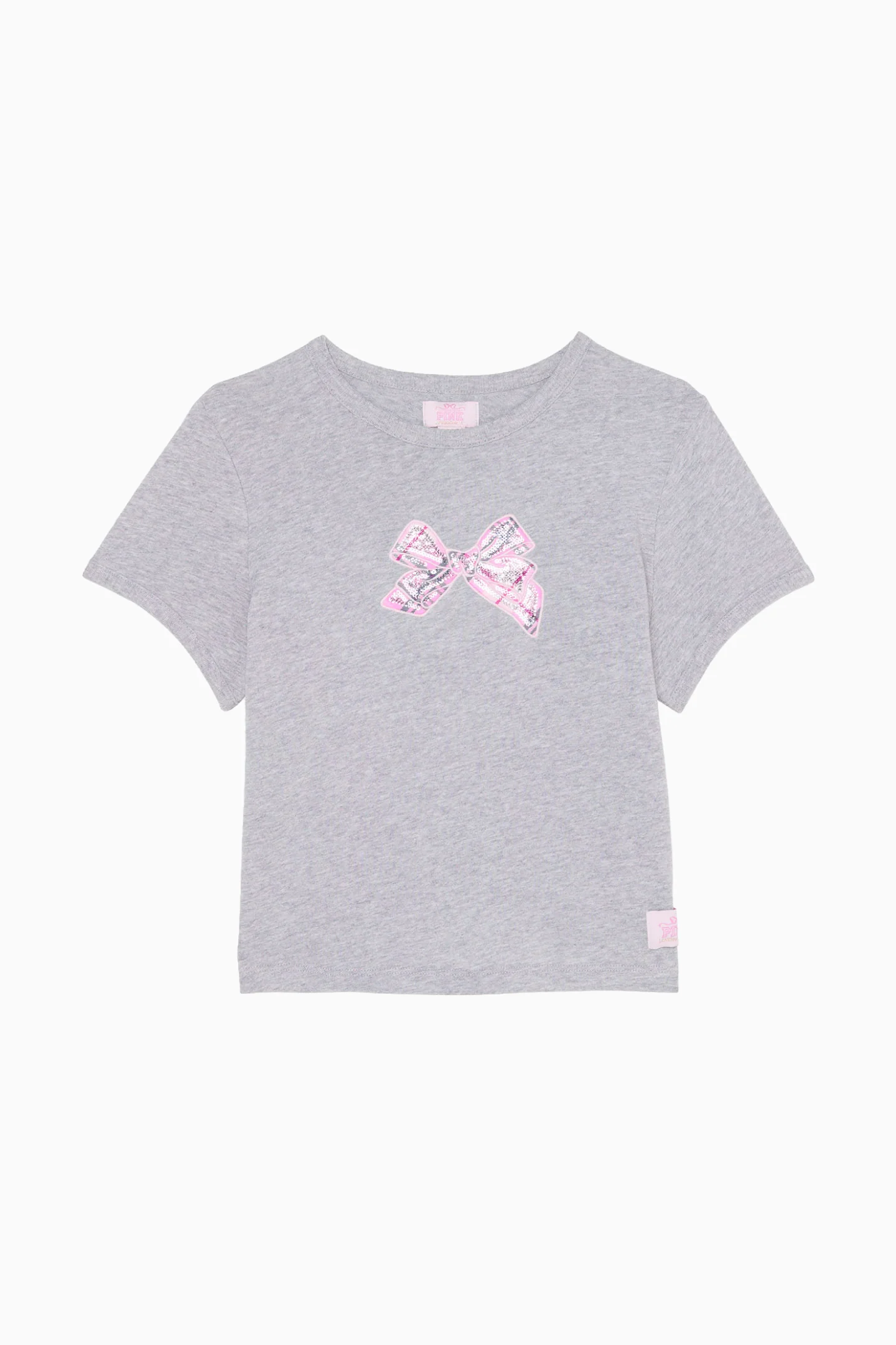 PINK x LoveShackFancy Camiseta de Bebê de Algodão