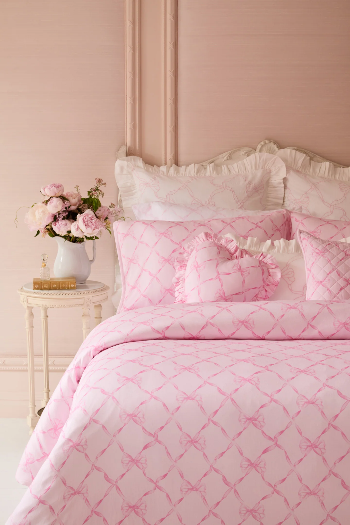 Conjunto de Colcha com Impressão Sweetheart + Capa de Travesseiro
