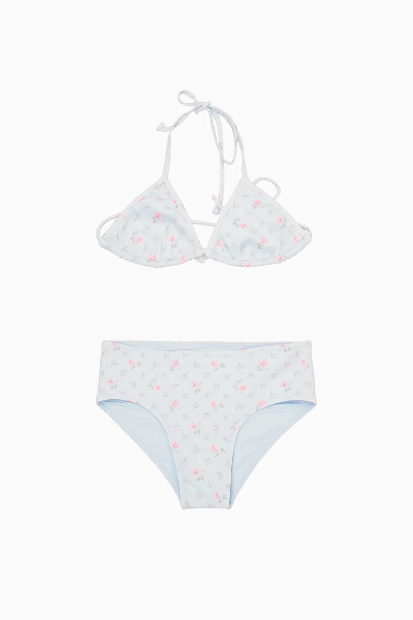 Biquíni Floral Listrado para Meninas Pequenas Finnie