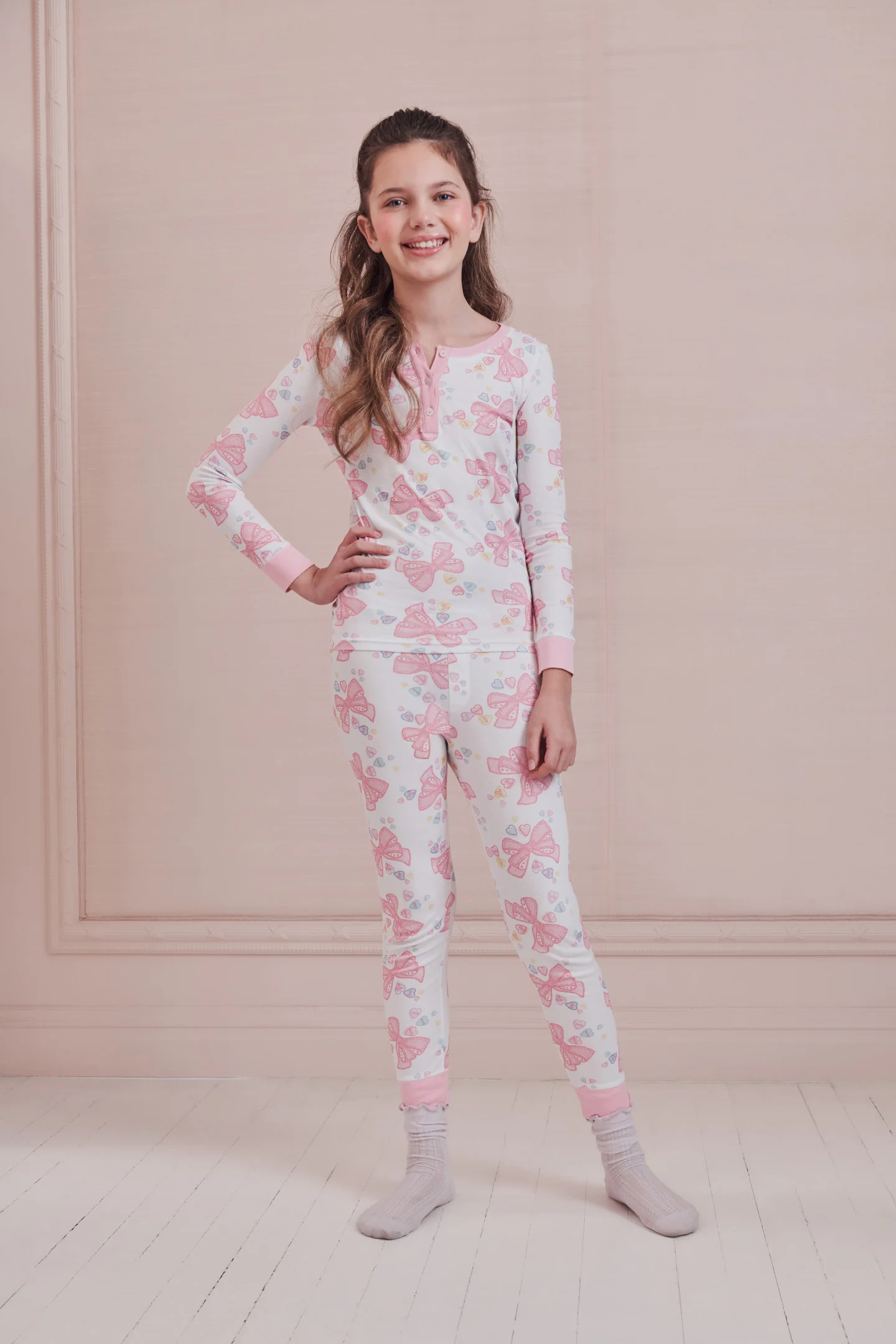 Pijama Infantil LoveShackFancy x Roller Rabbit Doily Beux