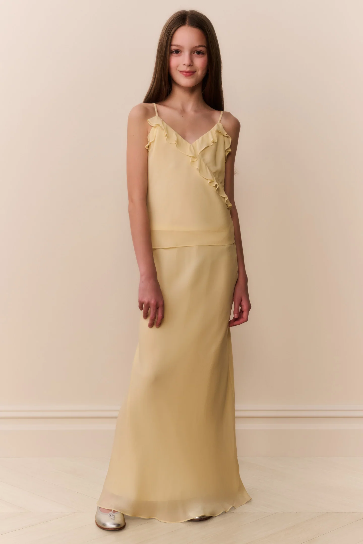 Top de Renda de Chifon Tween Kalea