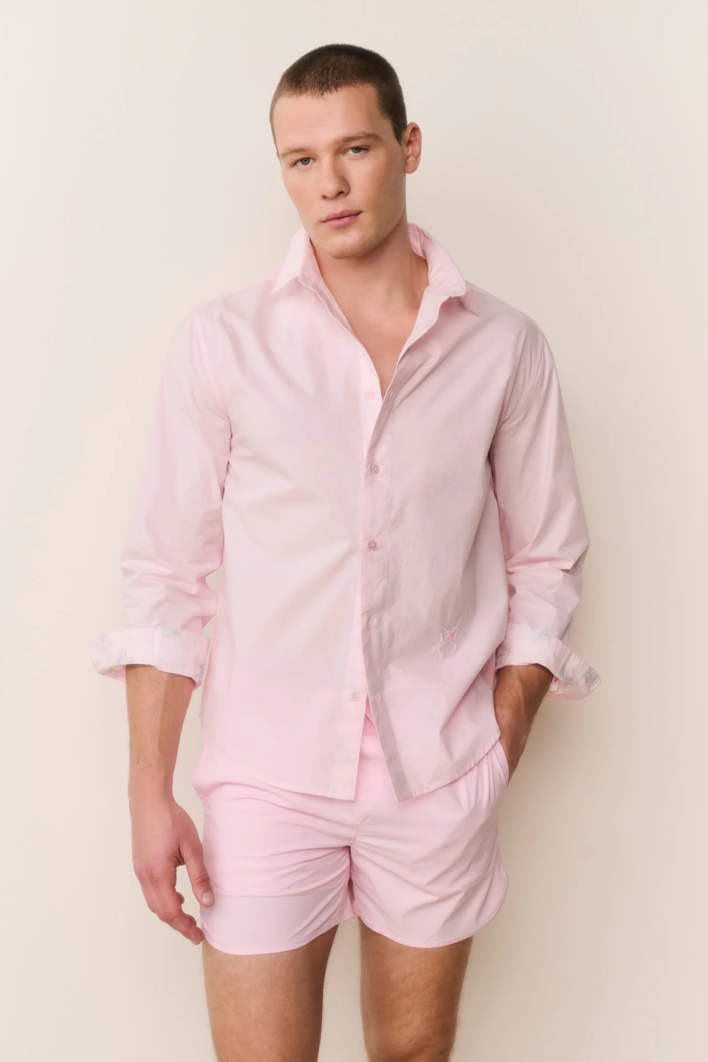 Camisa Unissex Hudley Pink MR FANCY