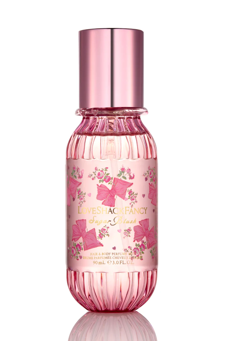Mini Sugar Blush Spray para Cabelo e Corpo com Baunilha e Maracujá