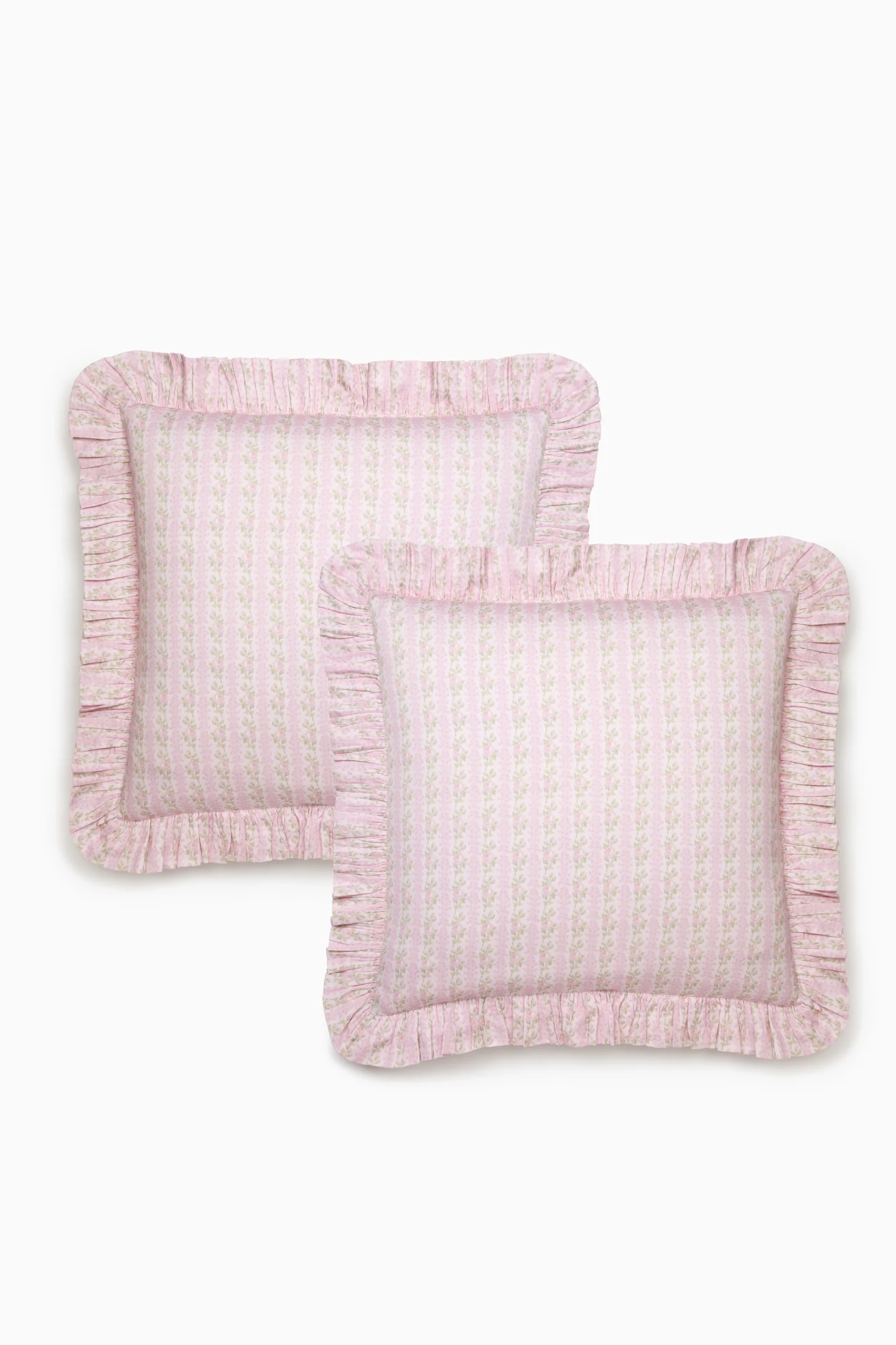 Conjunto de 2 Travesseiros Ruffle Euro Forever In Love
