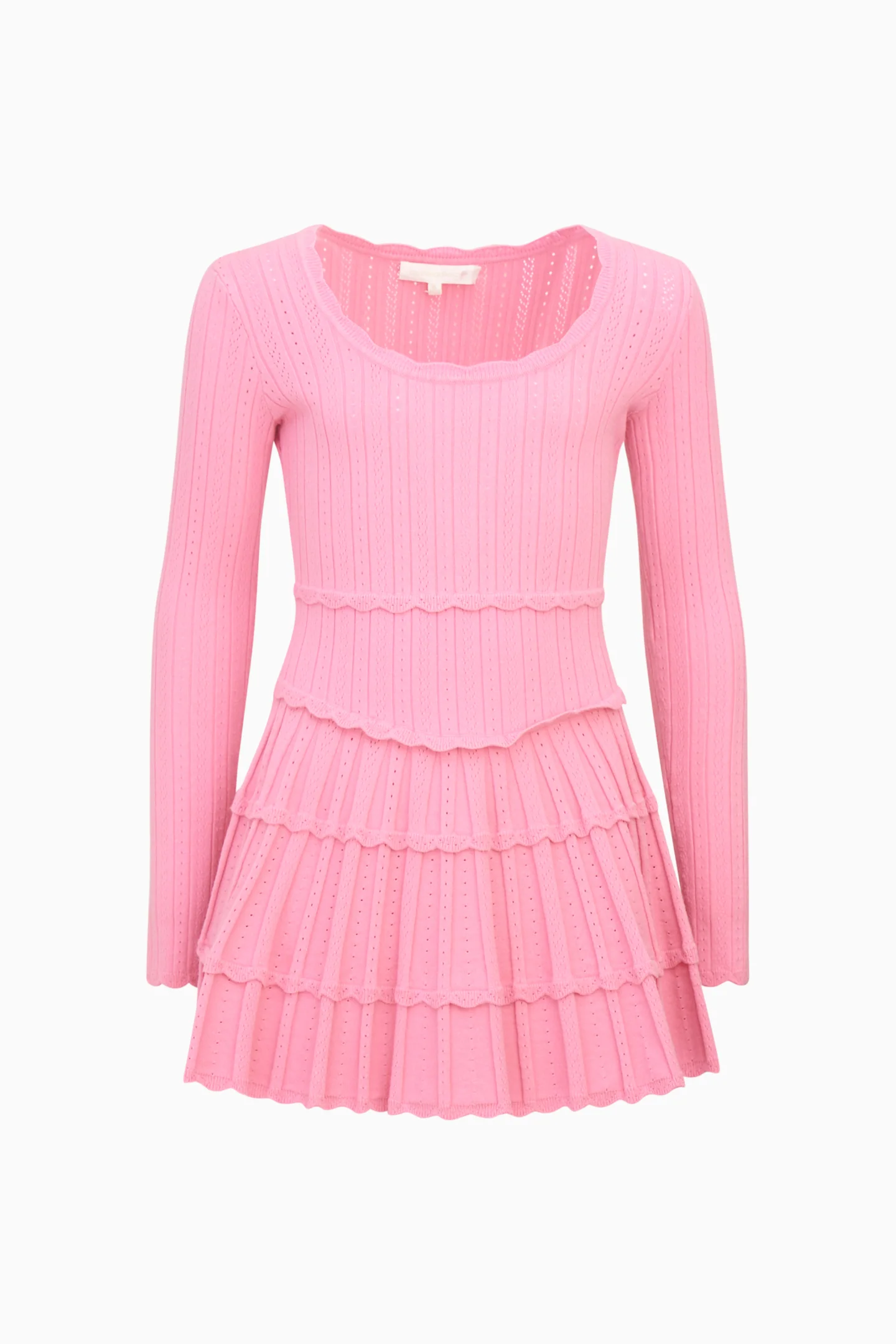 Vestido Pointelle Elástico Caliora para Meninas