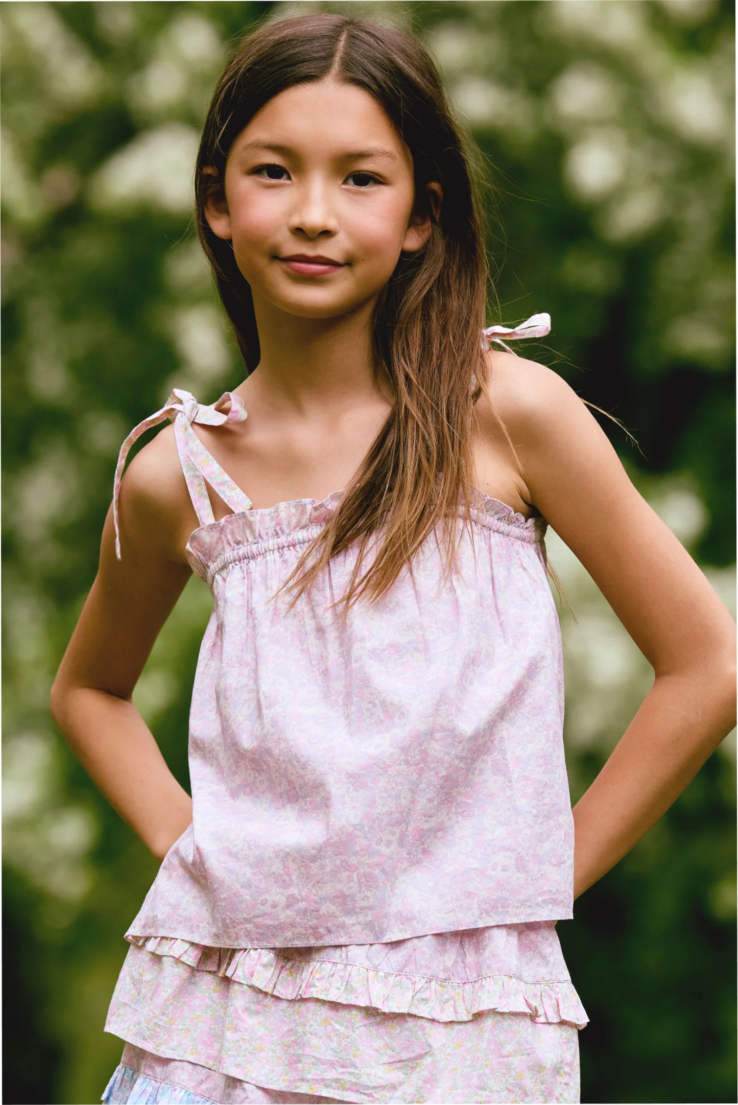 Confeccionado com Tecidos Liberty Tween Fiorella Top