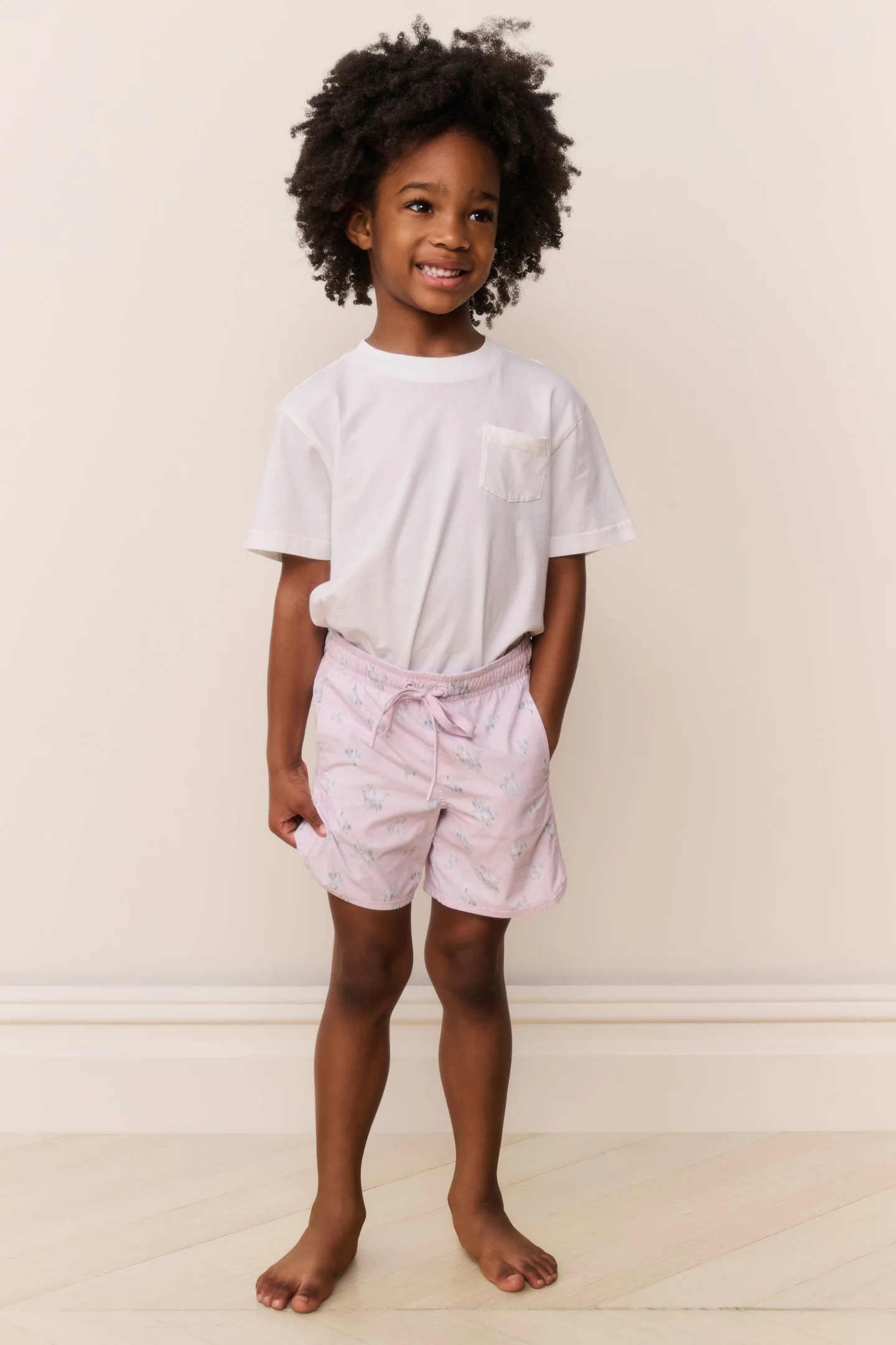 Bermudas de Natação com Estampa Floral para Meninos