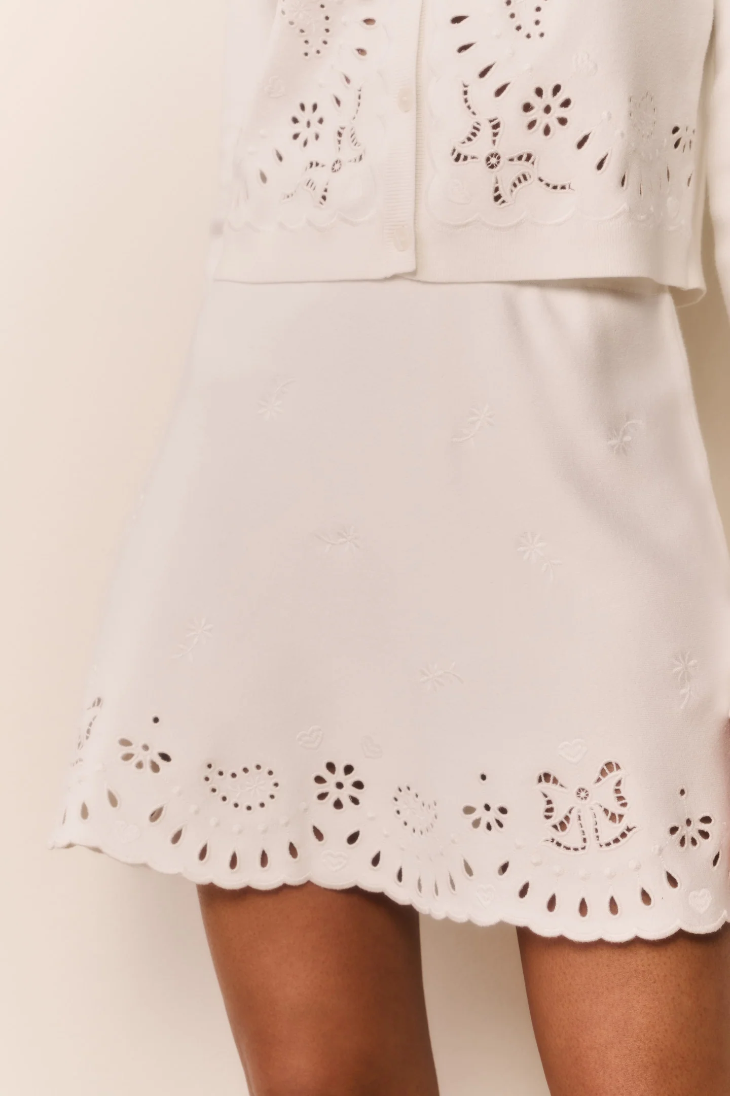 Saia Mini Bandana de Malha Glindy