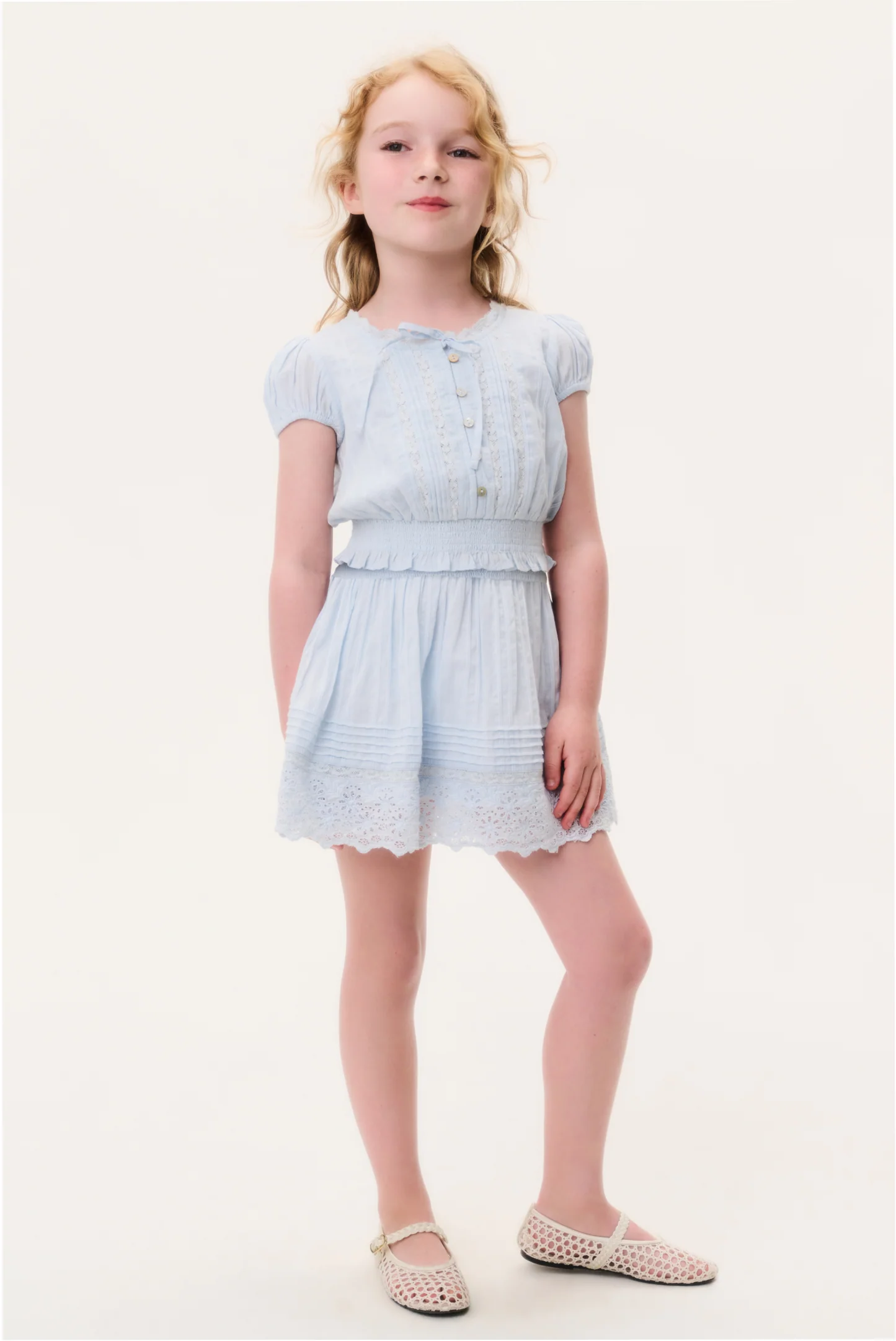 Mini Saia Sani para Meninas Pequenas