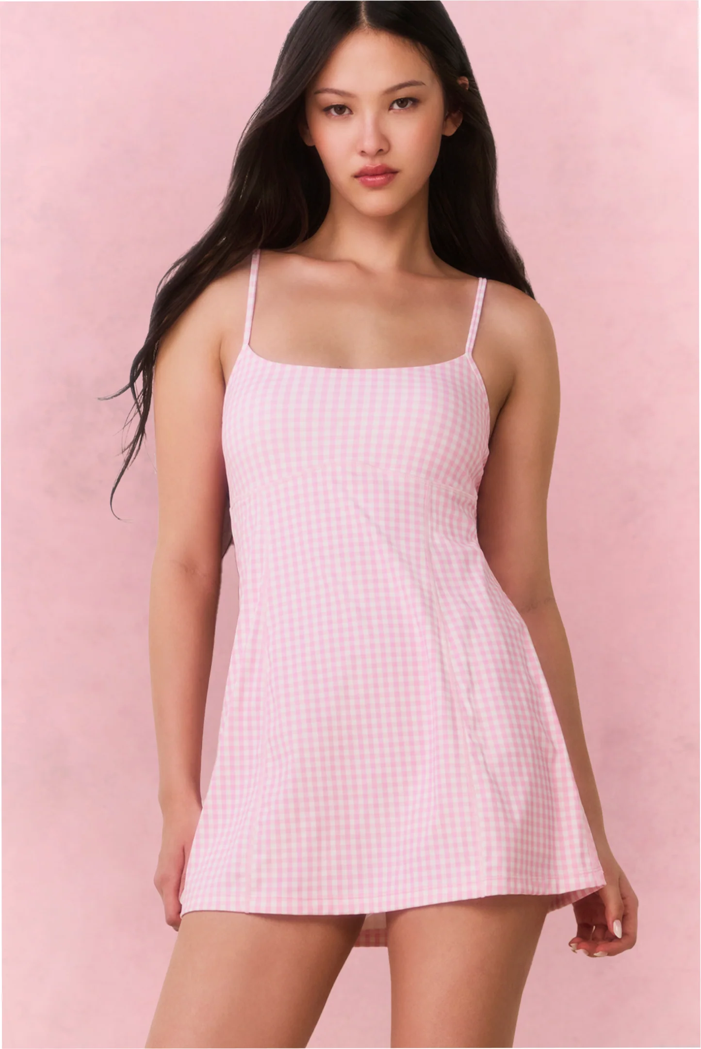 Vestido Ativo com Estampa Gingham Vivianna