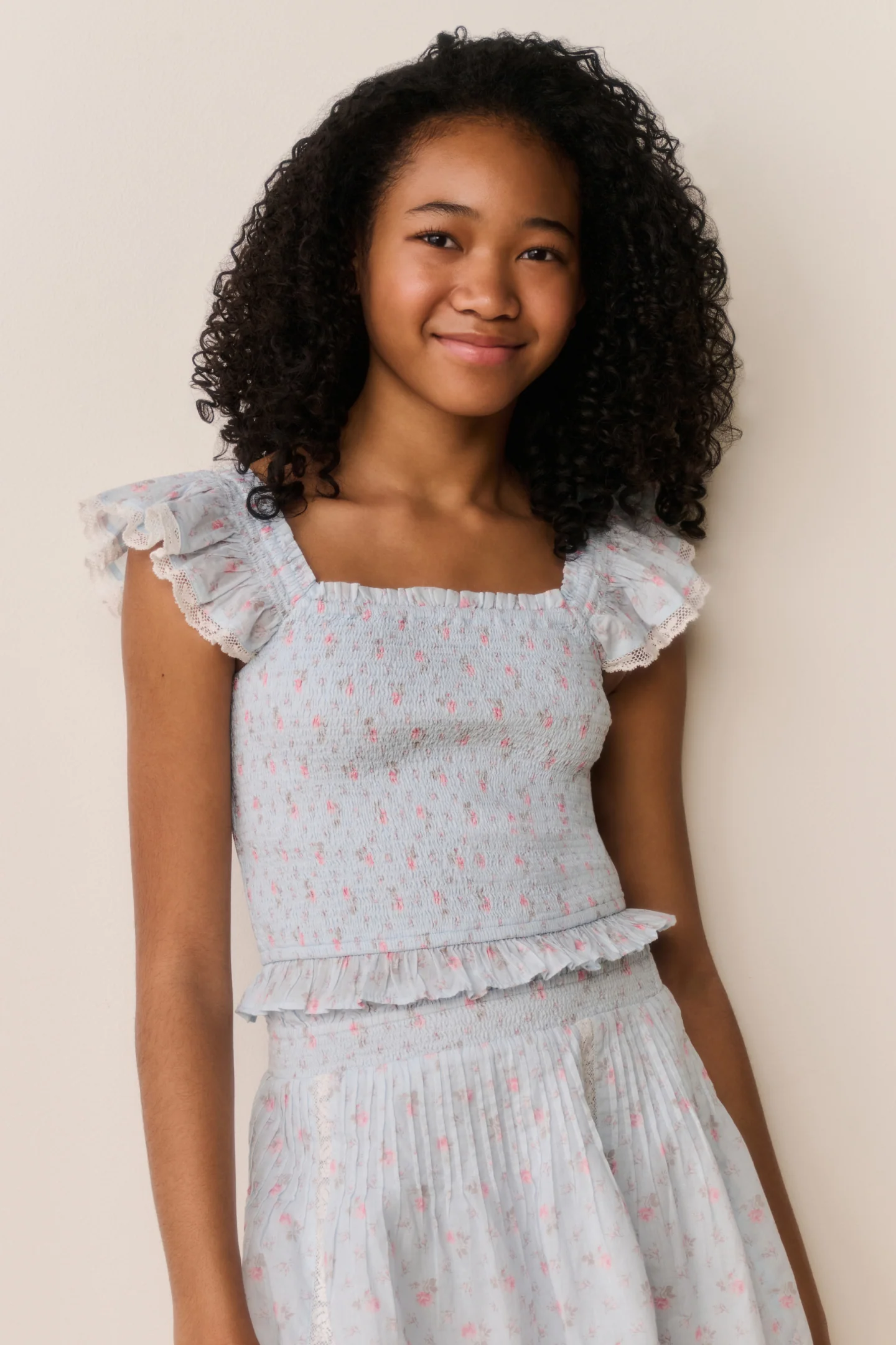 Top de Algodão Estampado Tween Jeanna