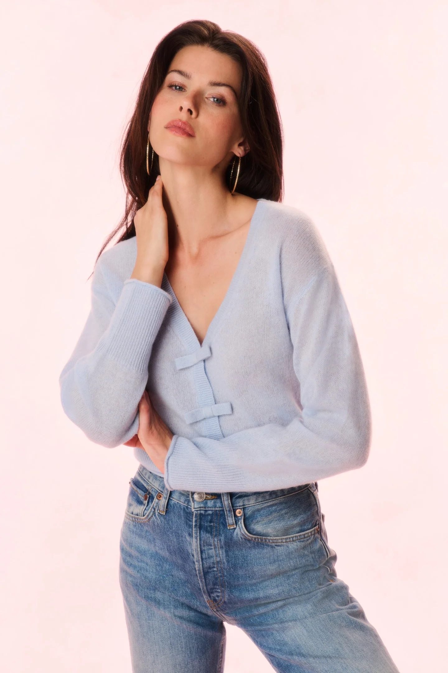 Cardigã Leve de Cashmere Luisella