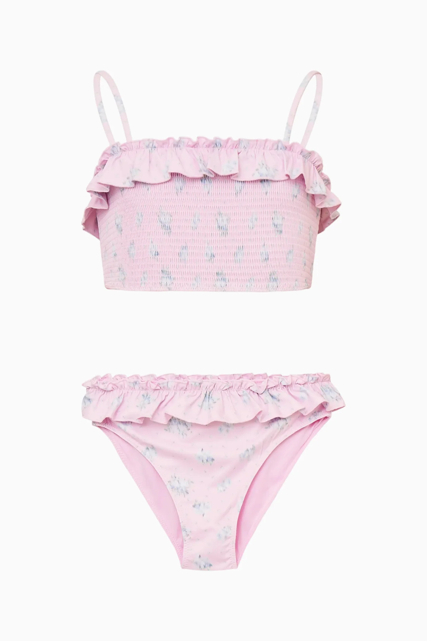 Biquíni Floral Amarrado para Meninas Pequenas Penni