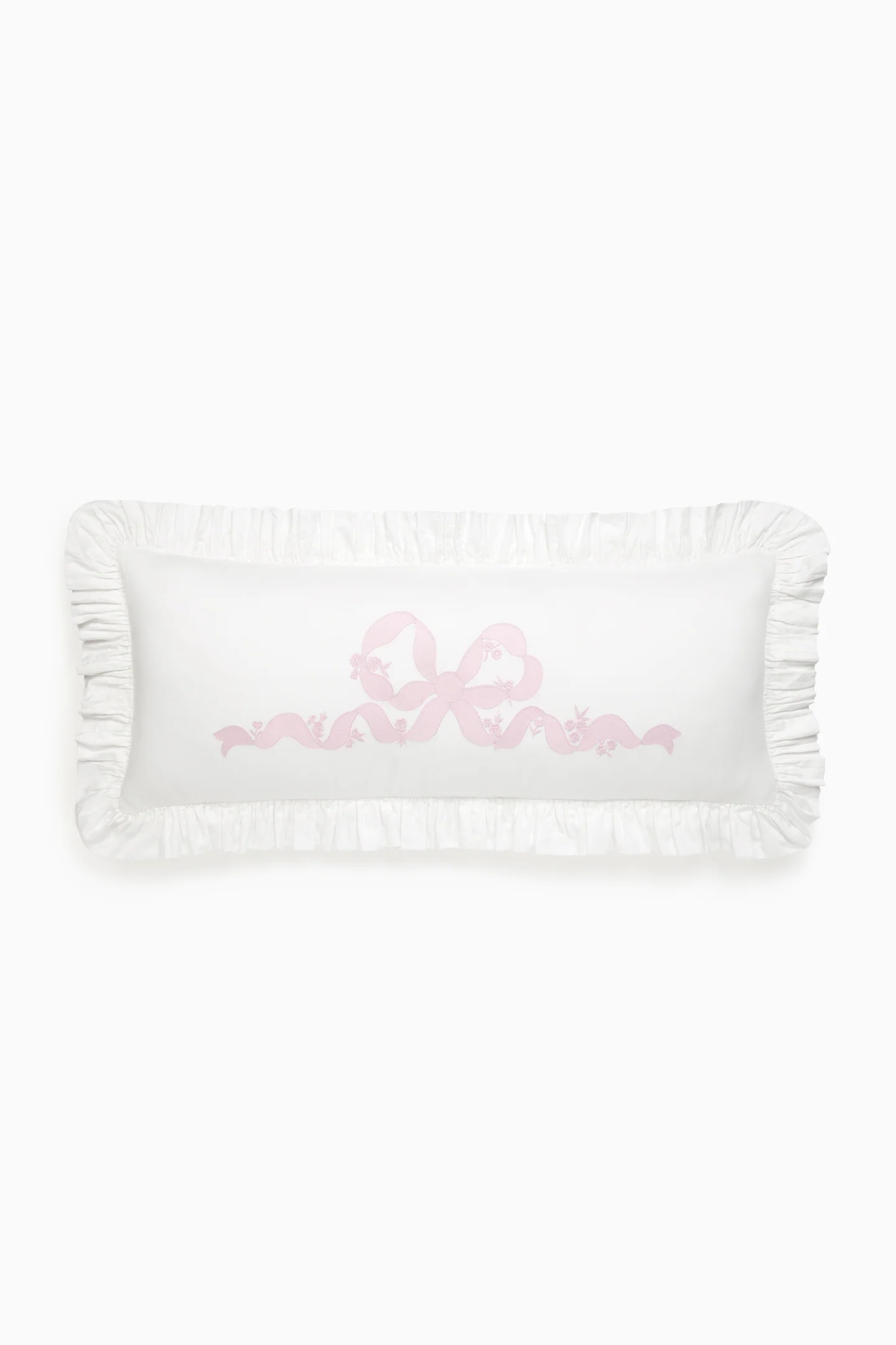 Travesseiro Lumbar com Riscas para Sempre Amor
