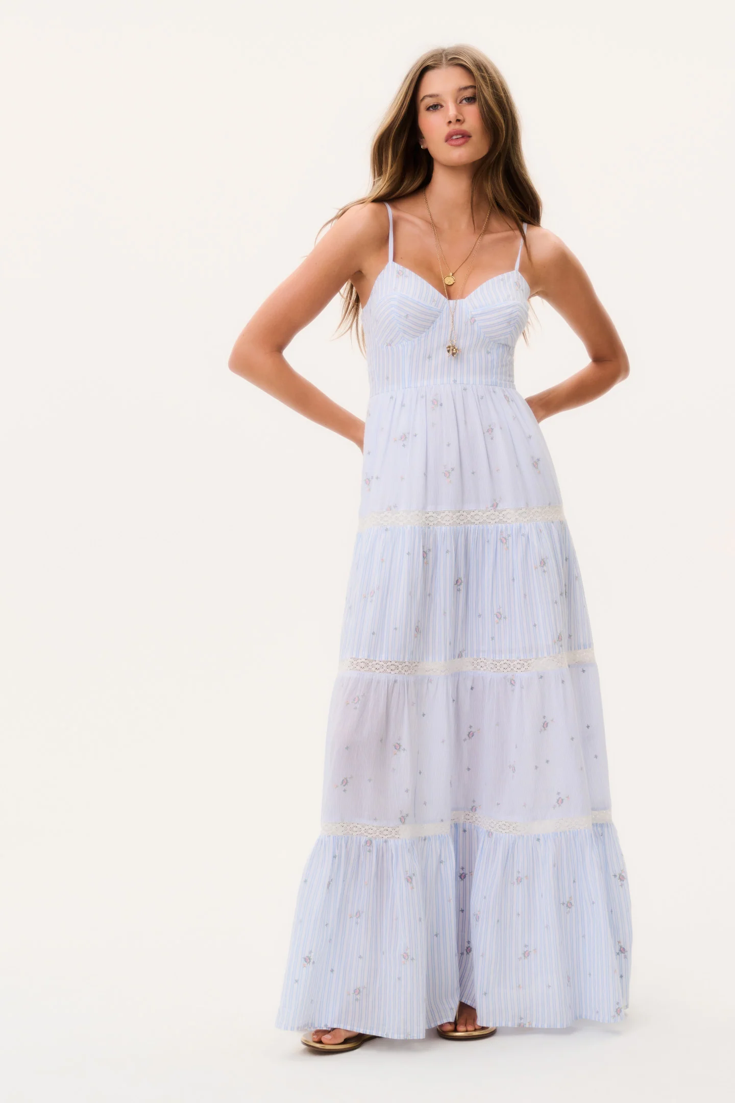Vestido Maxi de Algodão Story