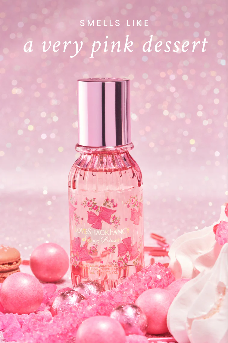 Mini Sugar Blush Spray para Cabelo e Corpo com Baunilha e Maracujá