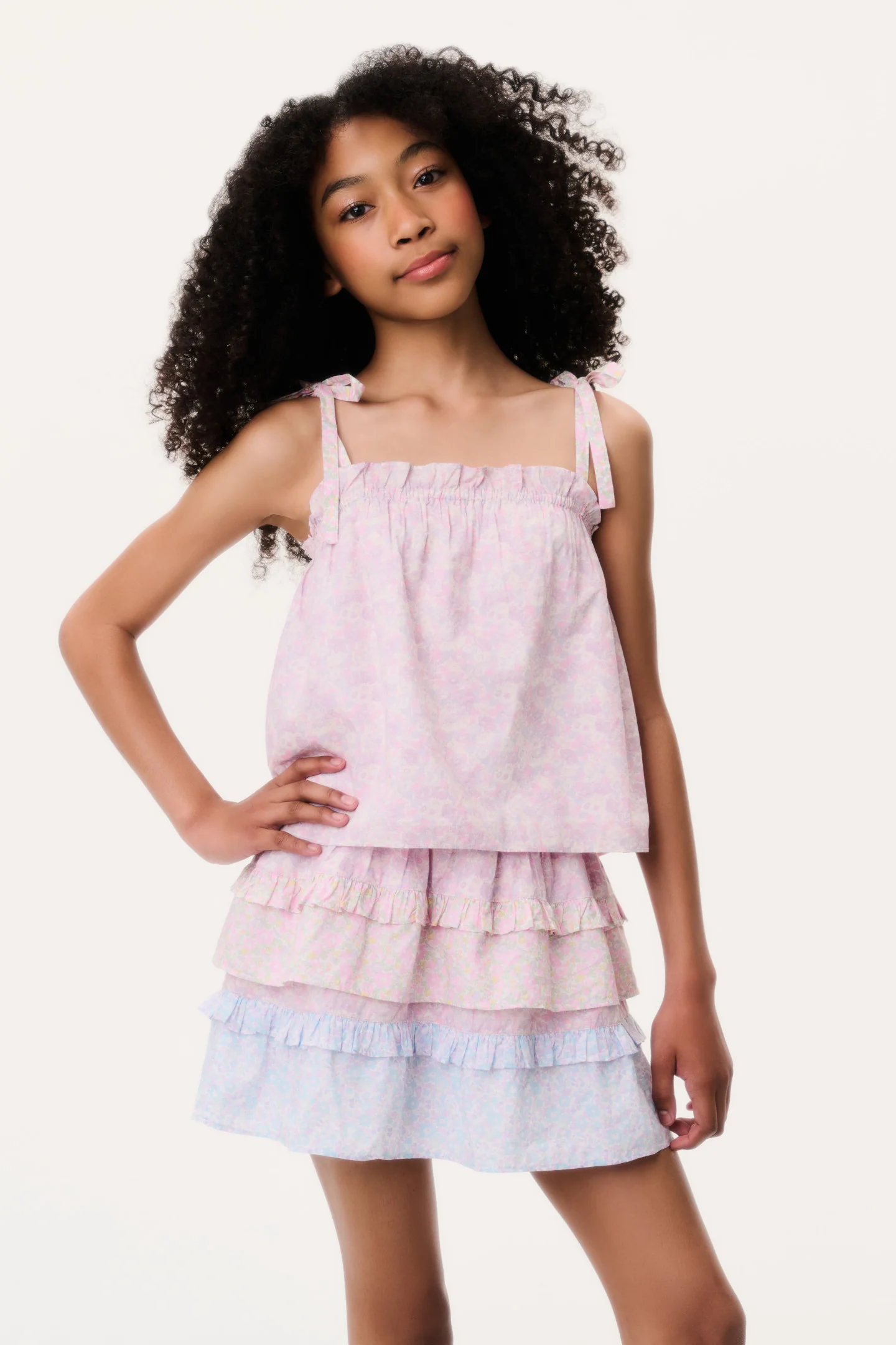 Confeccionado com Tecidos Liberty Tween Fiorella Top