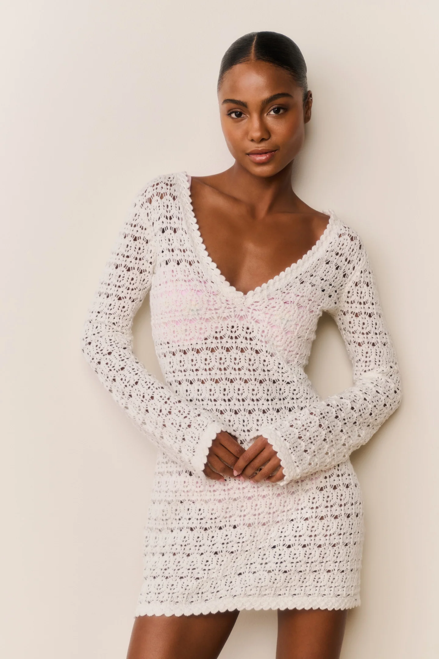 Vestido de Proteção Mini Crochê Vespa