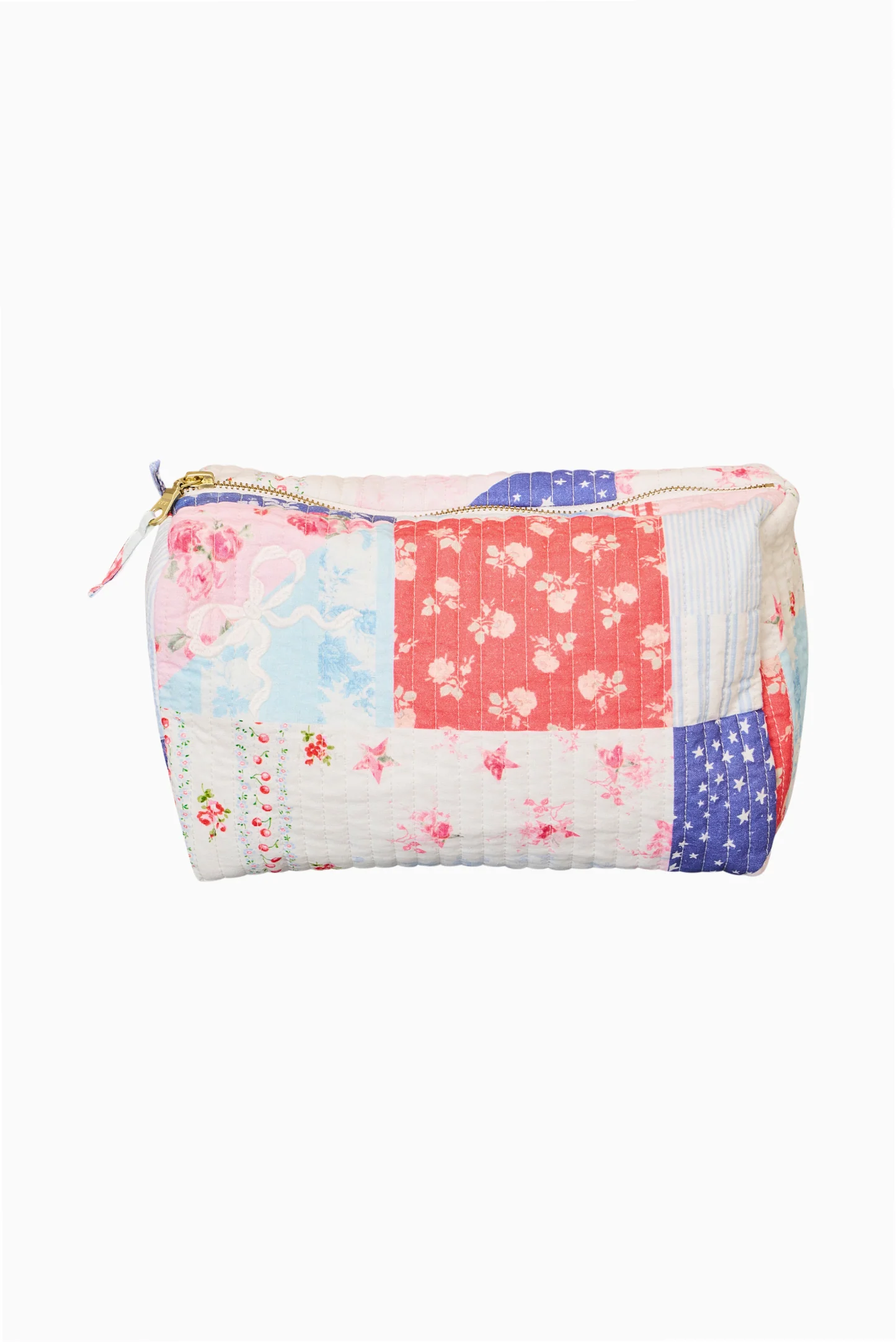 Bolsa de Maquiagem com Estampa Patchwork Octavia