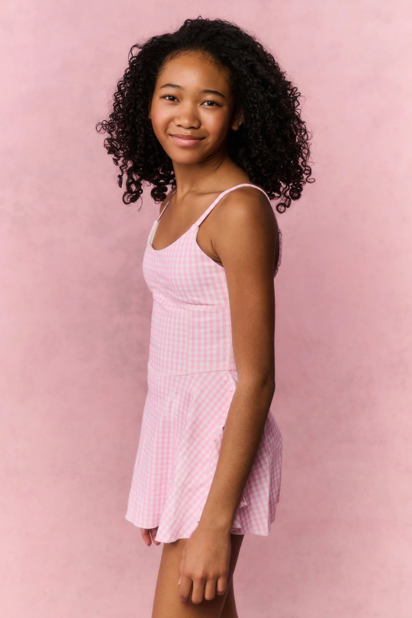Vestido Ativo Tween Gingham Kishori