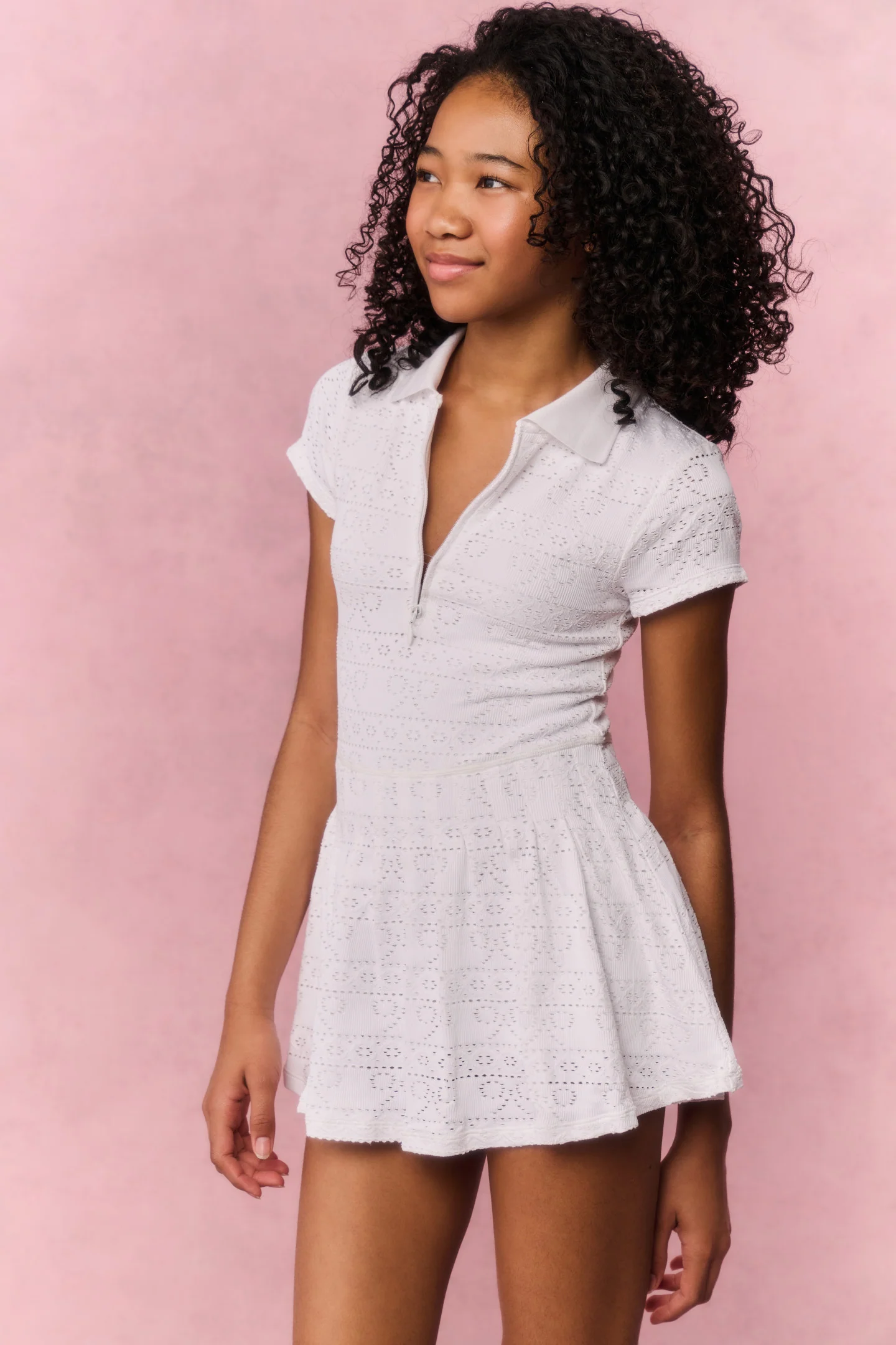 Vestido Ativo com Botões Courtley para Teen