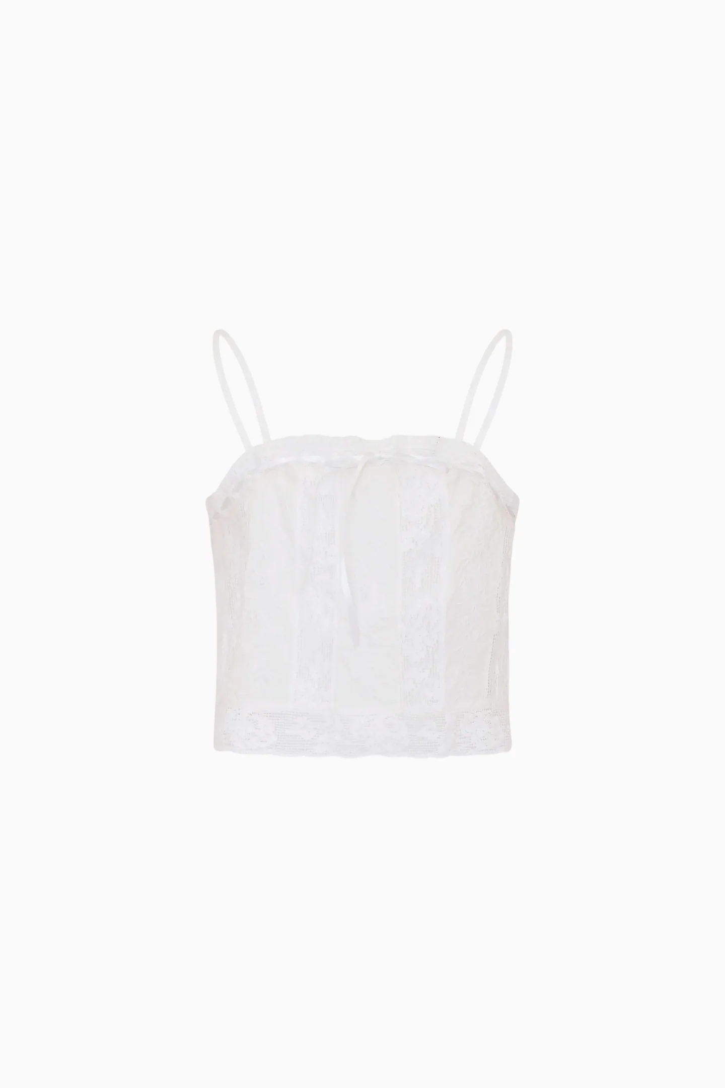 Top de Algodão com Renda para Tween Quince