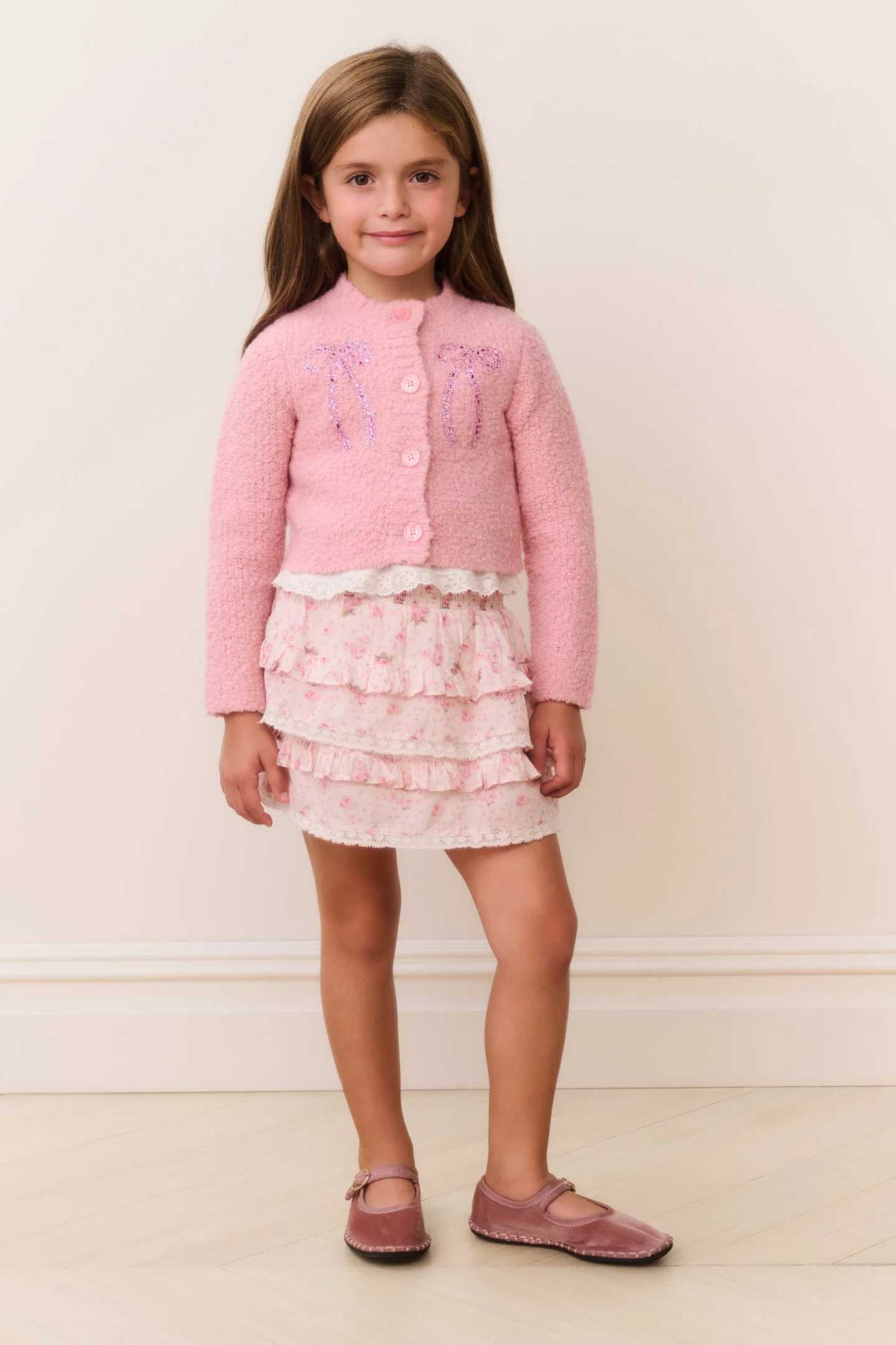 Saia Floral Jardim Billie para Meninas