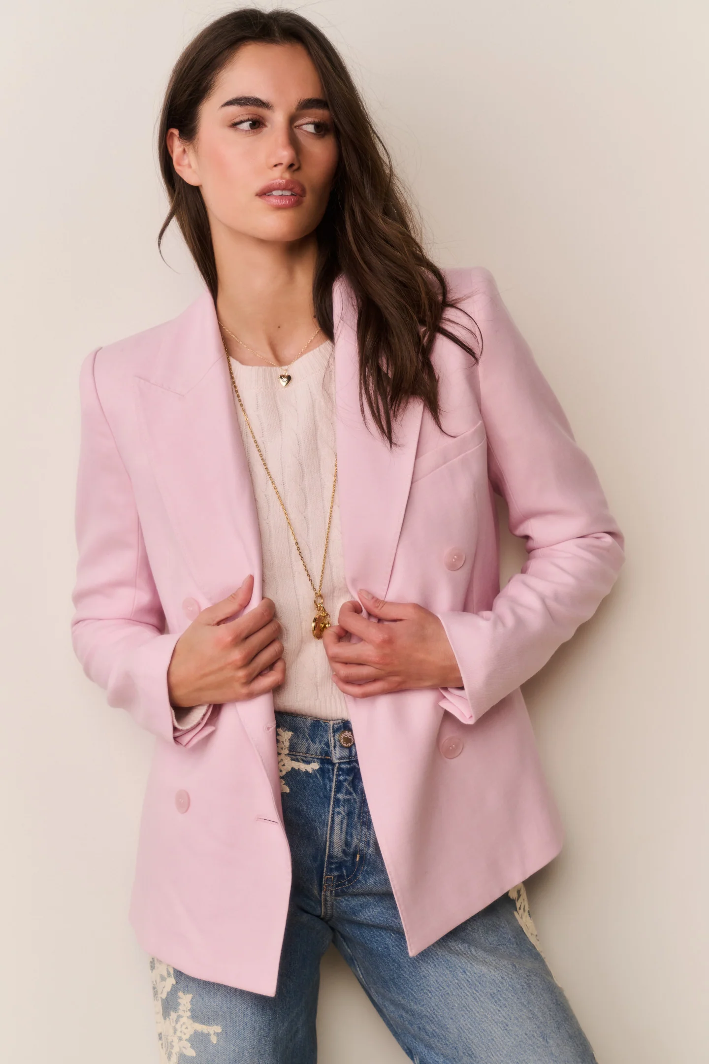 Blazer com Laço de Linho e Algodão Gillian