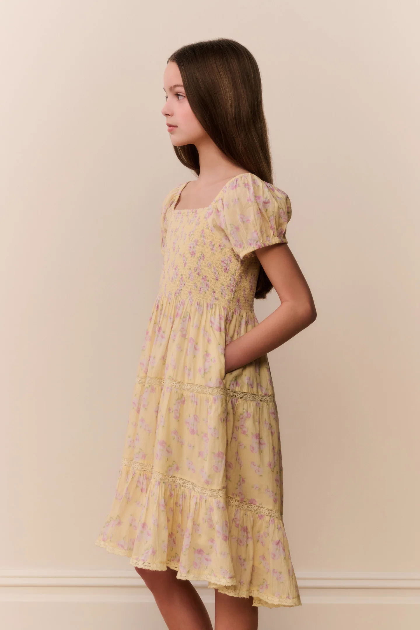 Vestido Floral com Estampa Bloom Tween Muriella