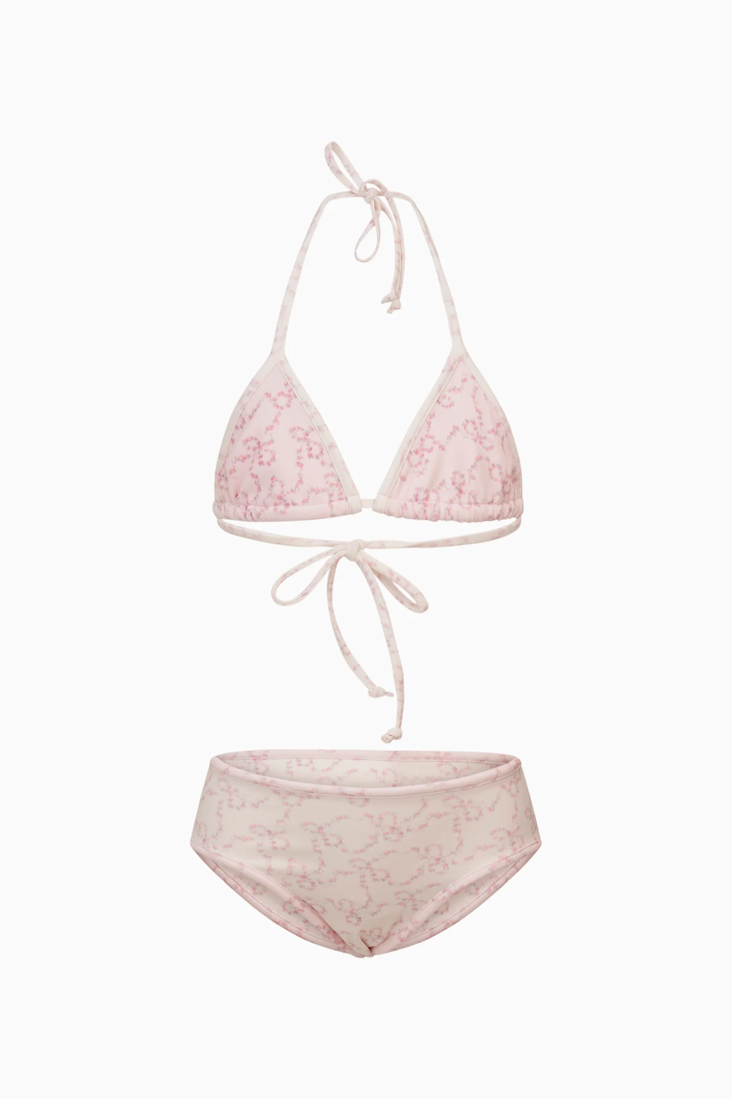 Biquíni com Estampa de Laço Floral Girls Finnie
