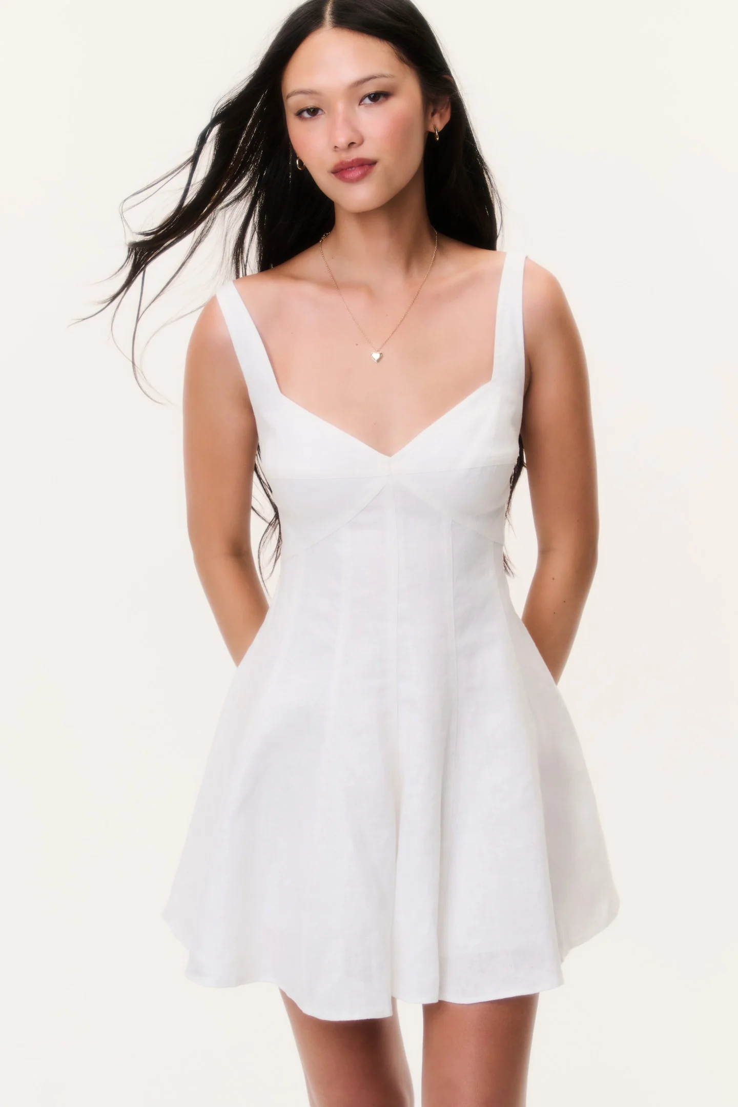 Vestido Mini Linho Nabi