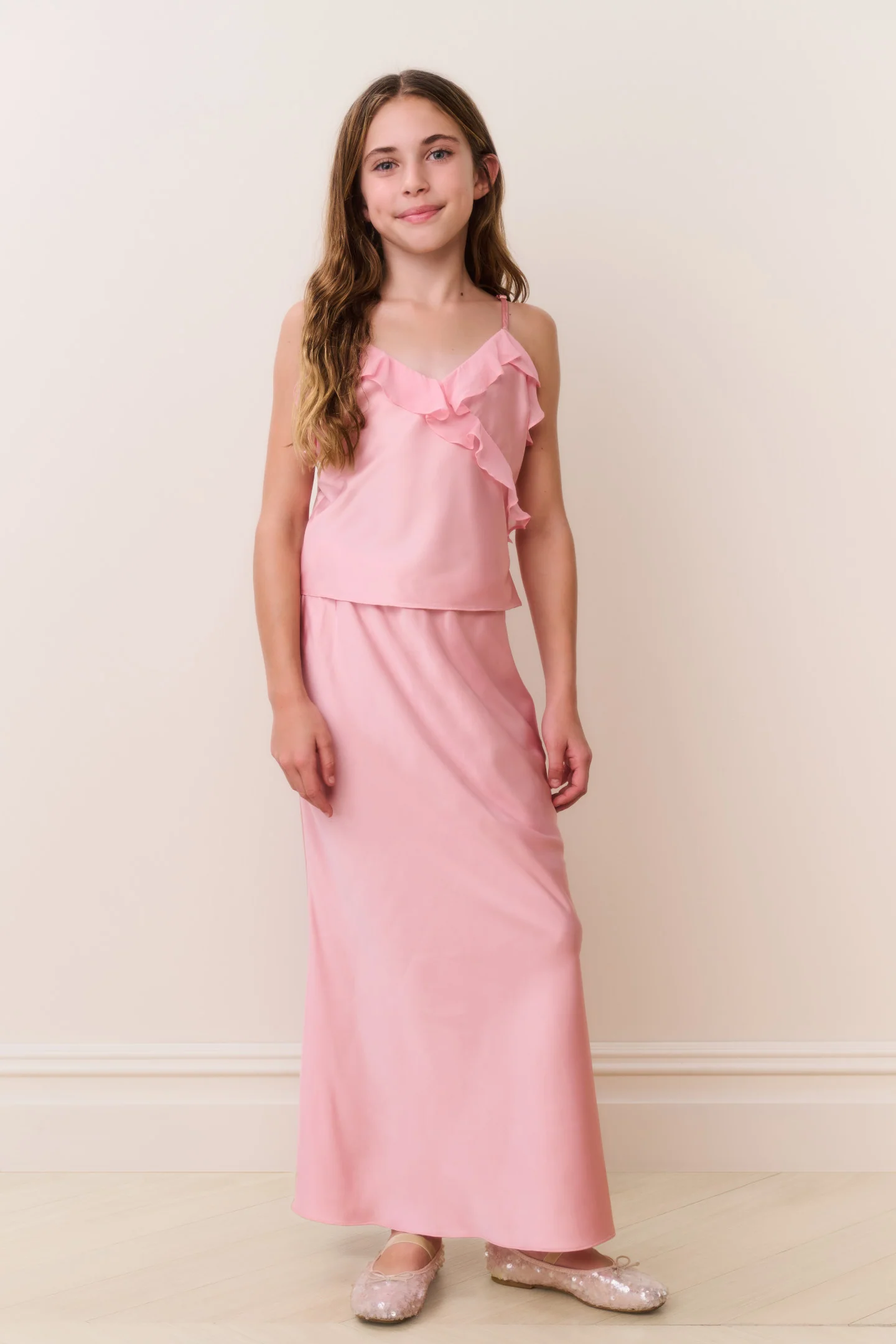 Saiete Maxi Charmeuse Tween Thyme Saiete Maxi Charmeuse Tween Thyme
